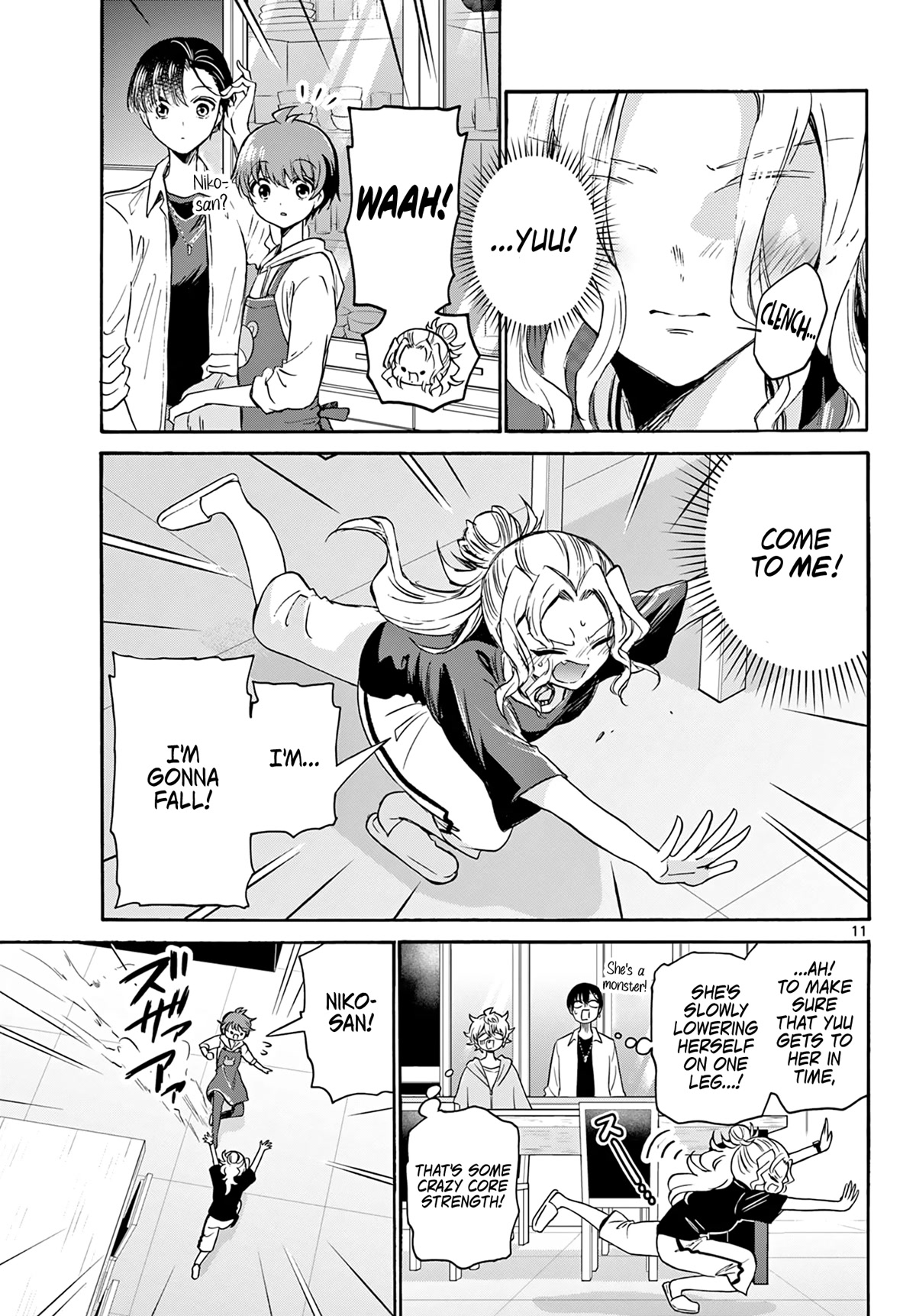 Mikadono Sanshimai wa Angai, Choroi Chapter 48 page 11 - Chapter 48: The geniuses' blunders.