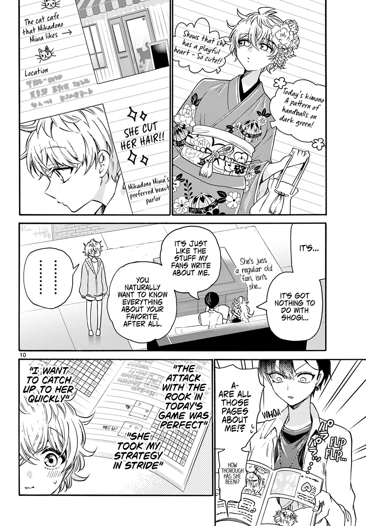Mikadono Sanshimai wa Angai, Choroi Chapter 49 page 10 - Chapter 49: That kind of killer technique.