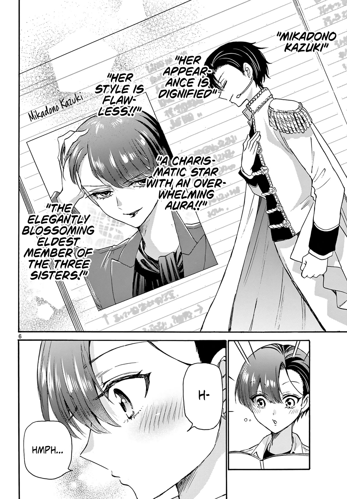 Mikadono Sanshimai wa Angai, Choroi Chapter 49 page 6 - Chapter 49: That kind of killer technique.