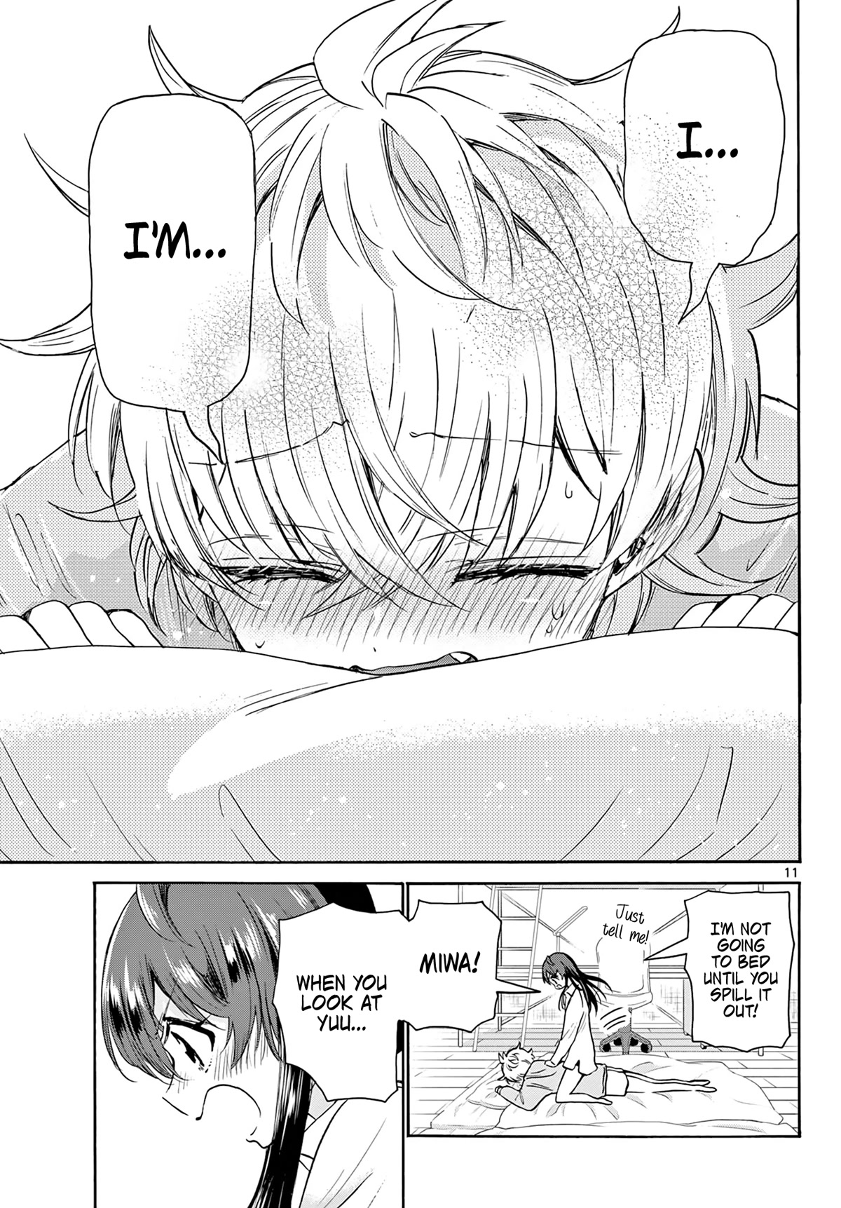 Mikadono Sanshimai wa Angai, Choroi Chapter 50 page 11 - Chapter 50: A night like this, as well.