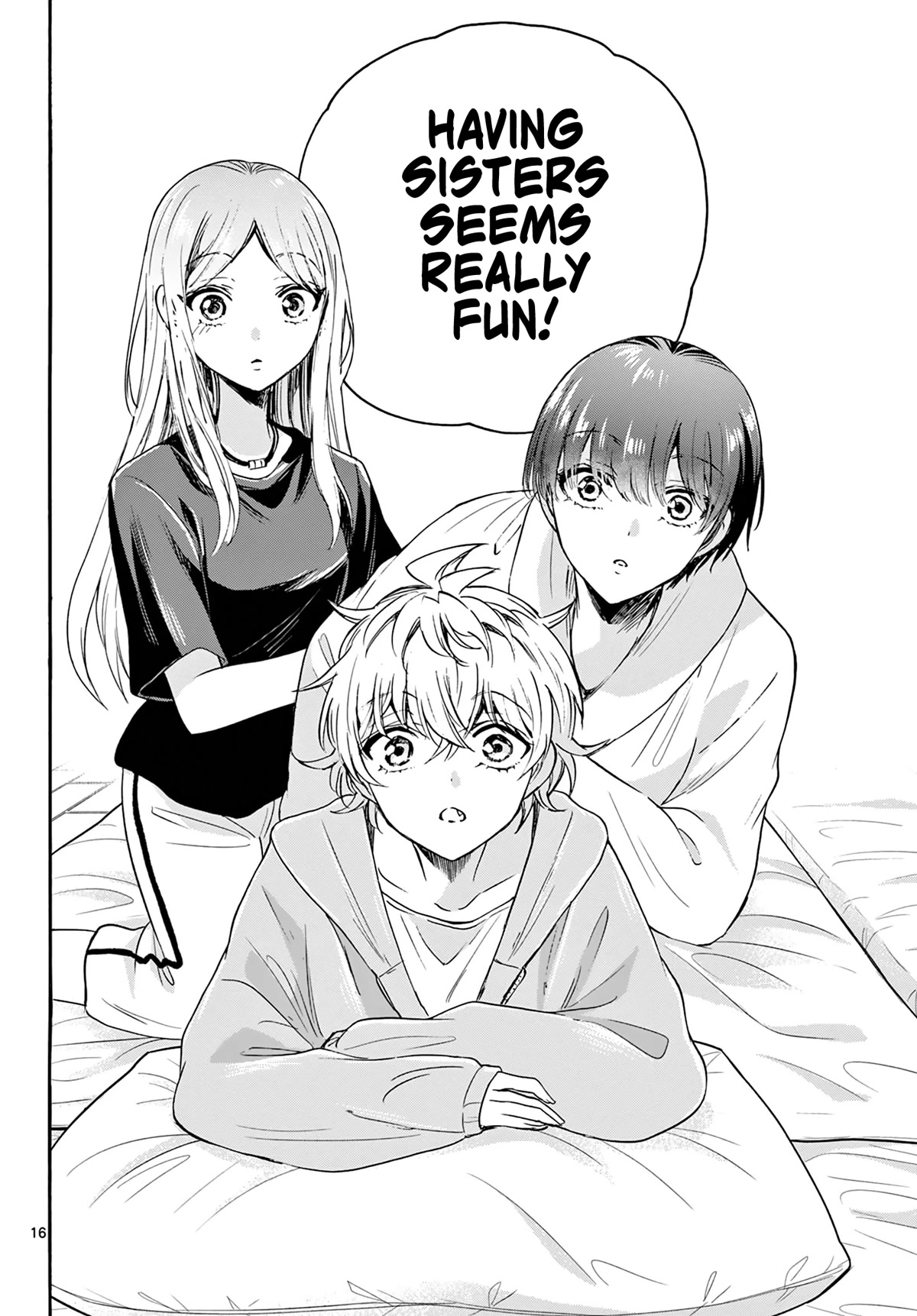 Mikadono Sanshimai wa Angai, Choroi Chapter 50 page 16 - Chapter 50: A night like this, as well.