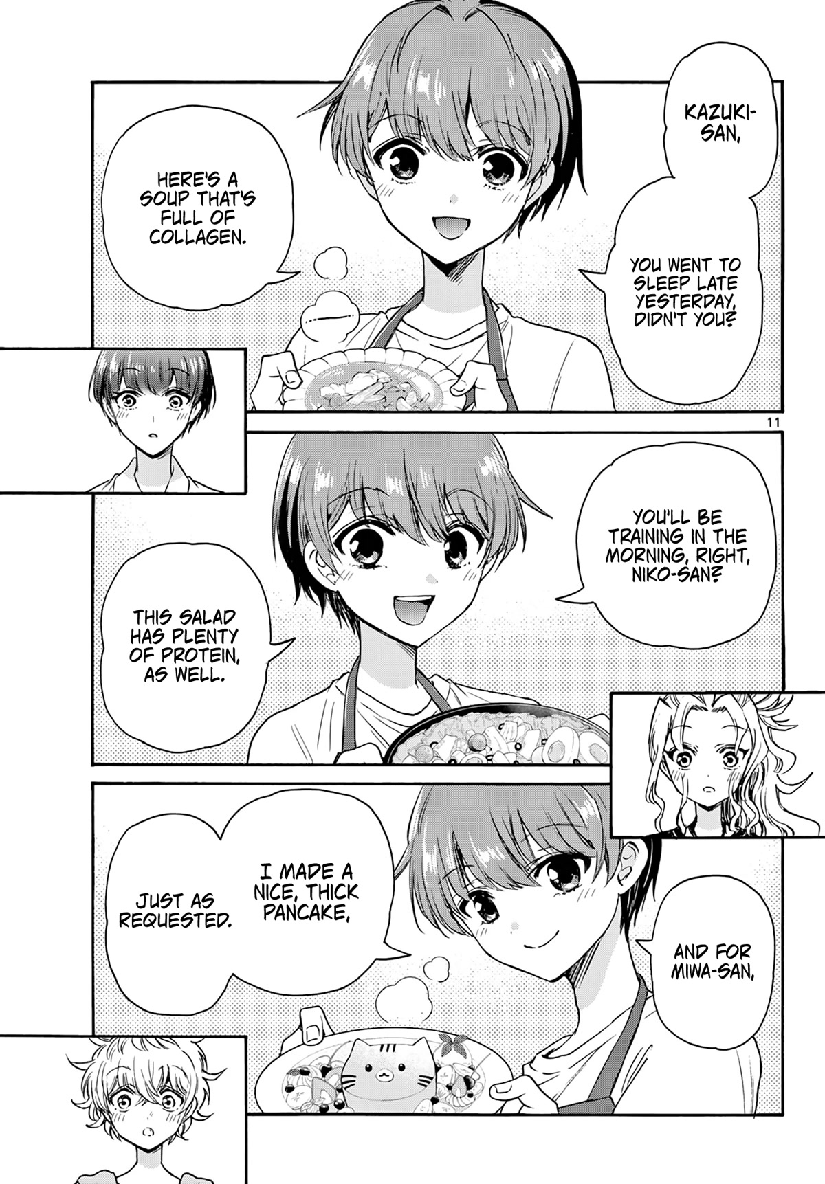 Mikadono Sanshimai wa Angai, Choroi Chapter 51 page 11 - Chapter 51: The secret of strength.