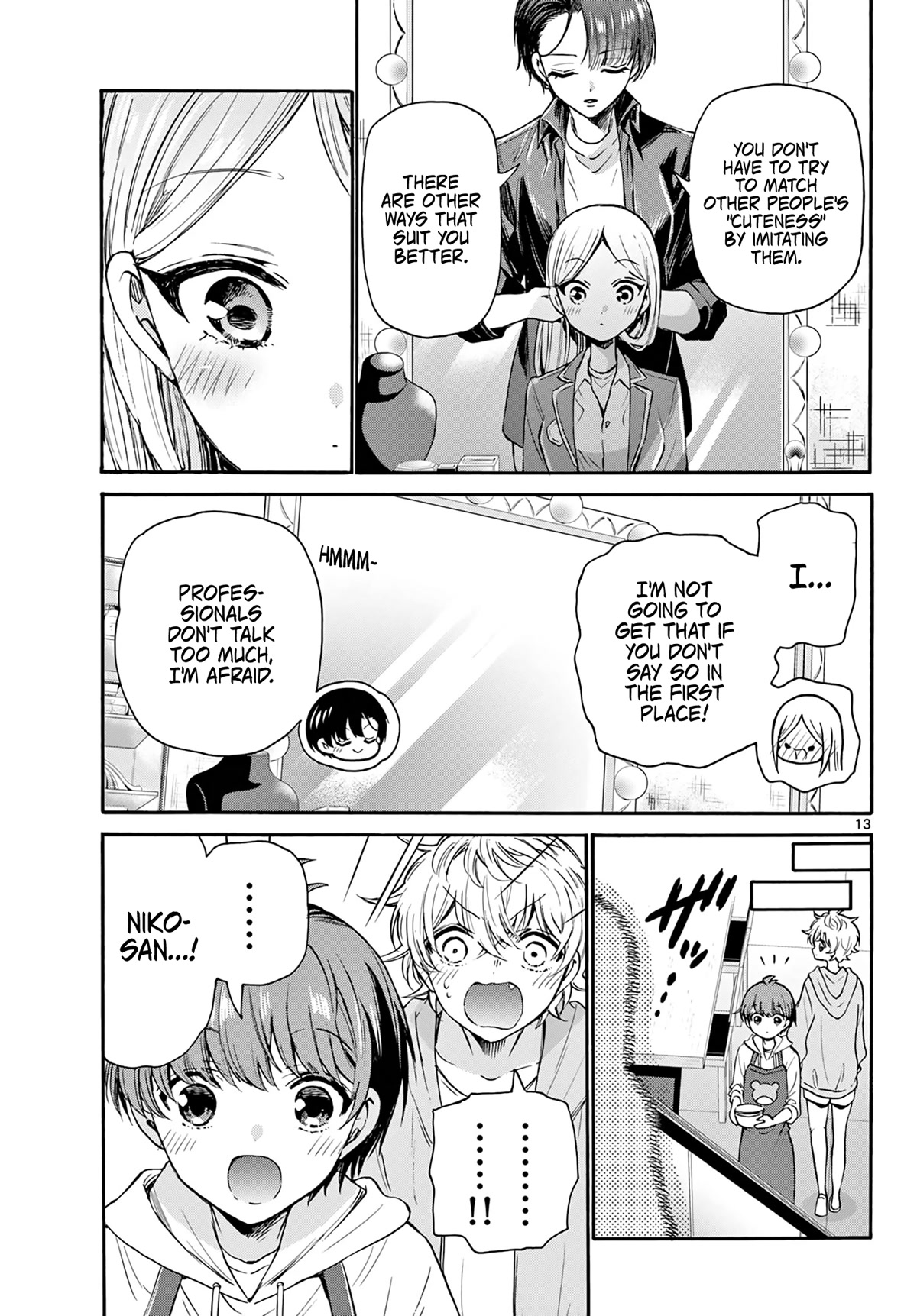 Mikadono Sanshimai wa Angai, Choroi Chapter 52 page 13 - Chapter 52: You think it's good...?