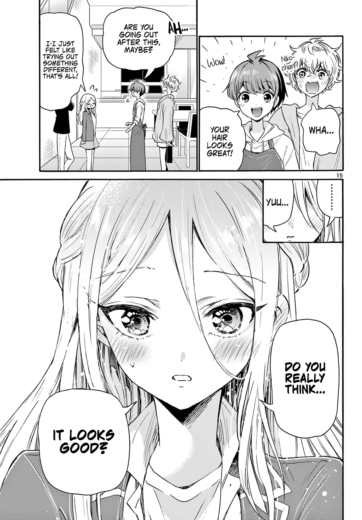 Mikadono Sanshimai wa Angai, Choroi Chapter 52 page 15 - Chapter 52: You think it's good...?