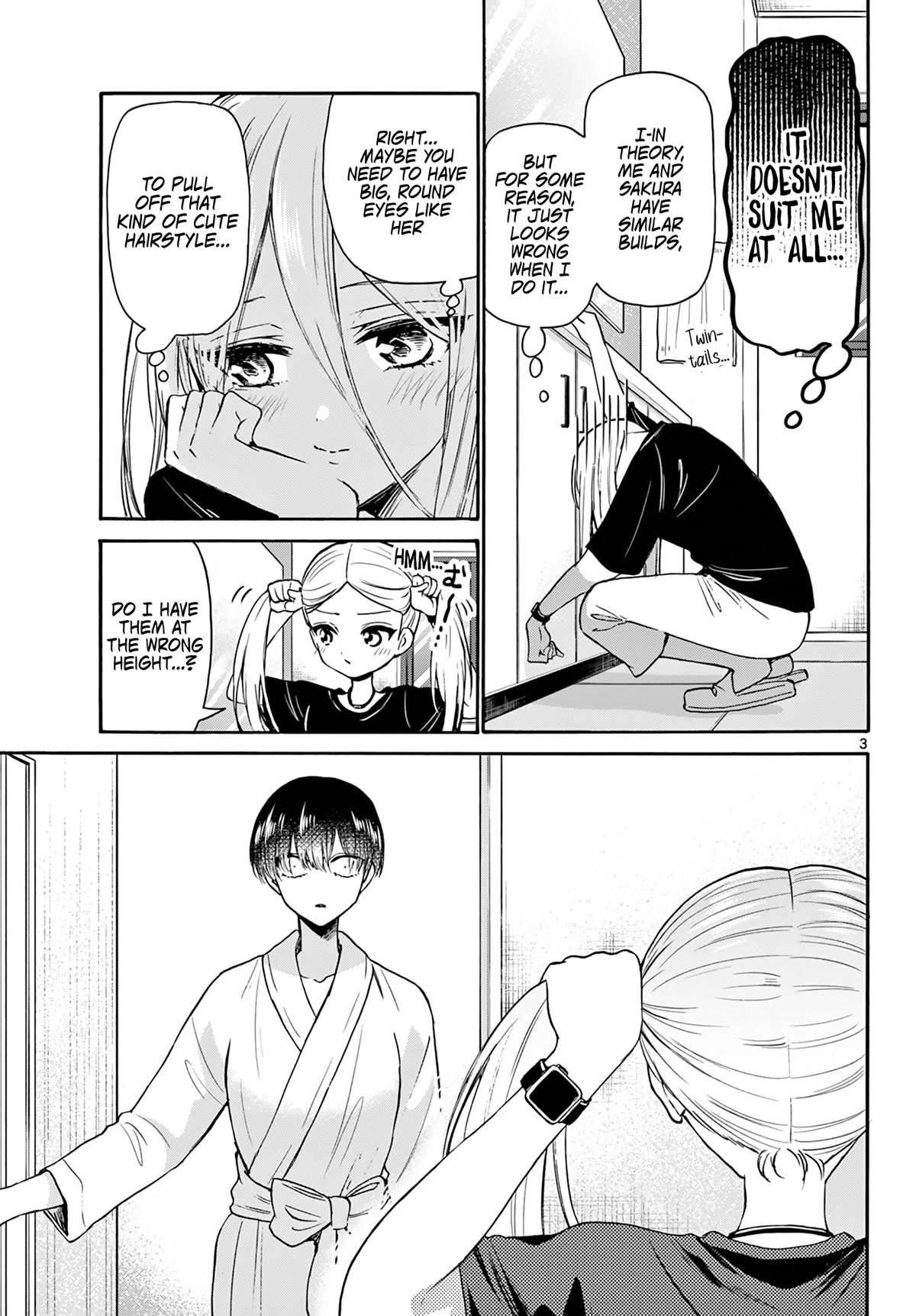 Mikadono Sanshimai wa Angai, Choroi Chapter 52 page 3 - Chapter 52: You think it's good...?