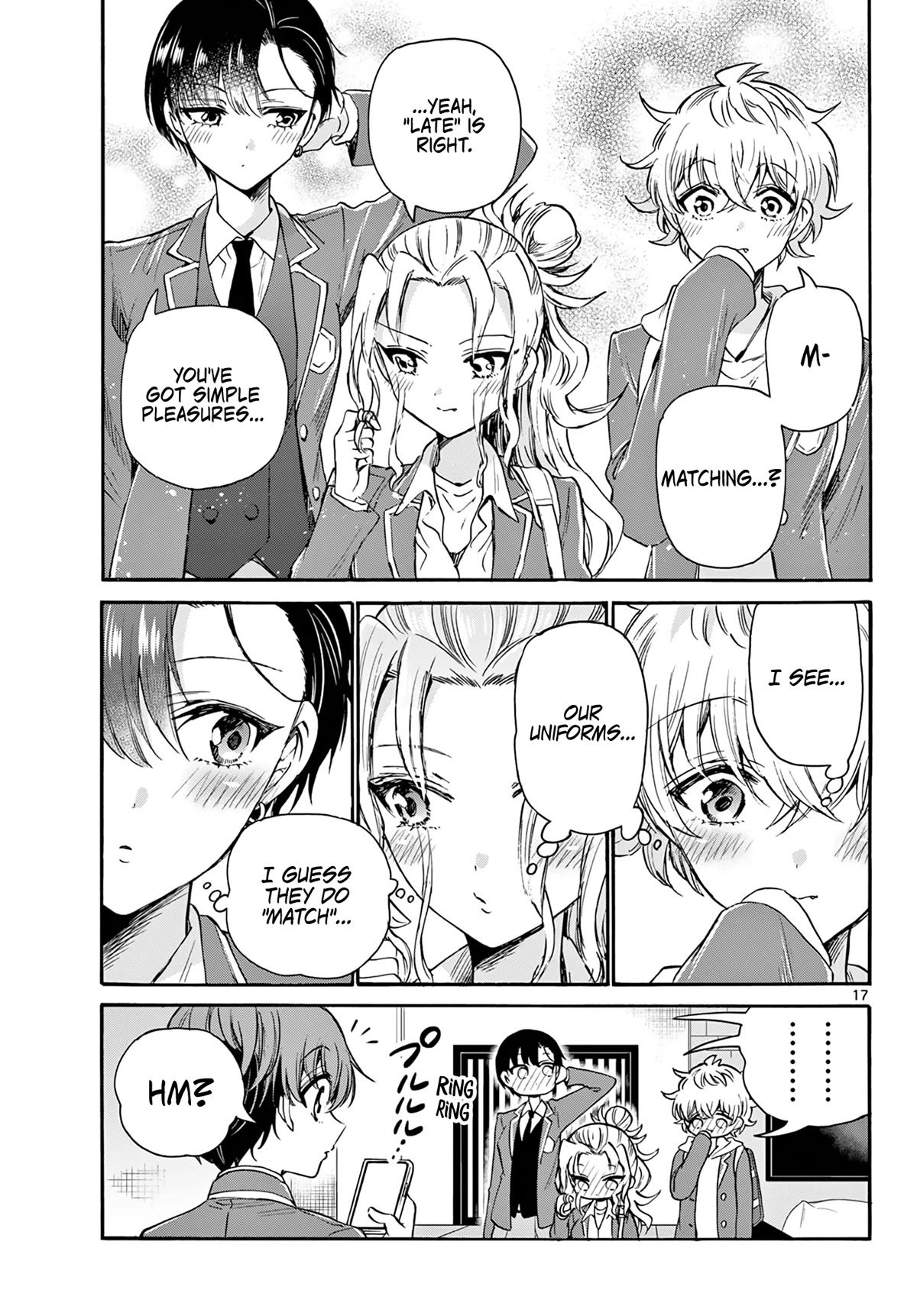 Mikadono Sanshimai wa Angai, Choroi Chapter 53 page 17 - Chapter 53: "Late" is right.