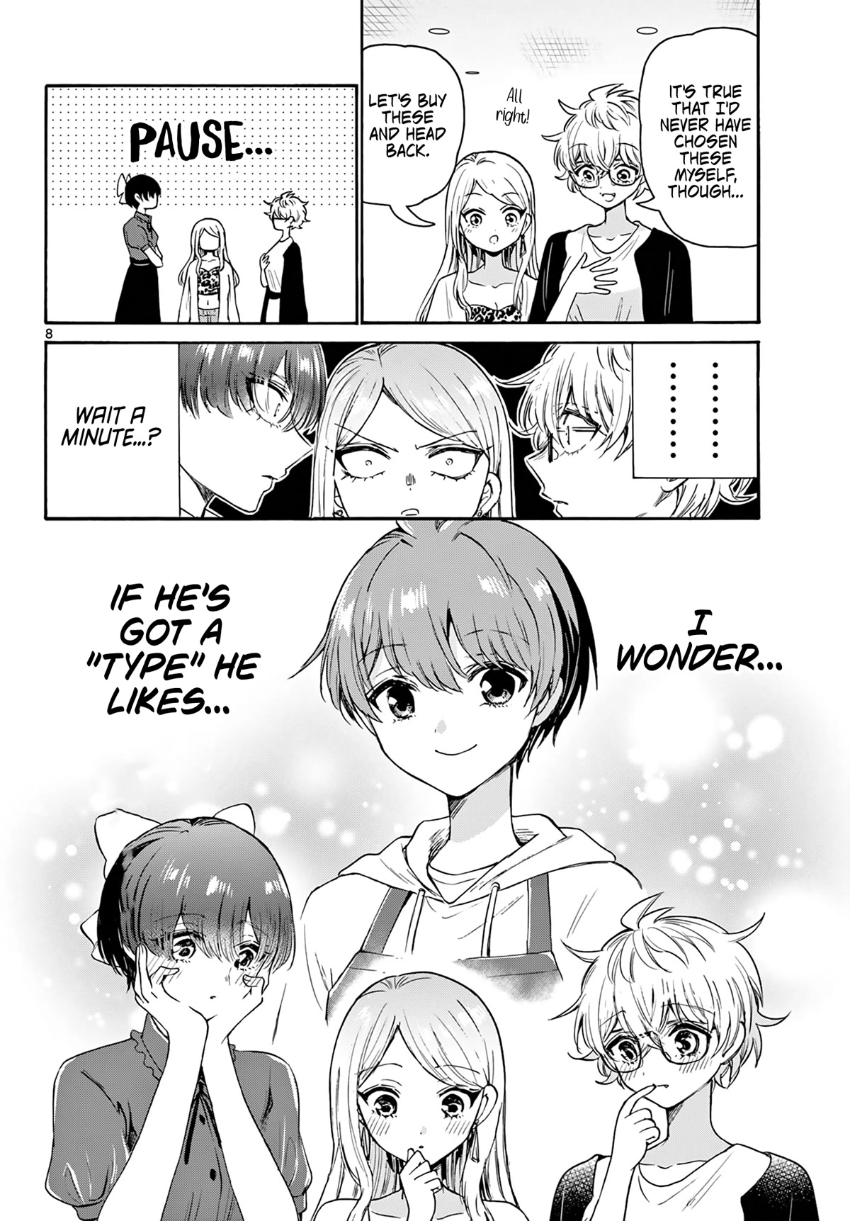 Mikadono Sanshimai wa Angai, Choroi Chapter 53 page 8 - Chapter 53: "Late" is right.