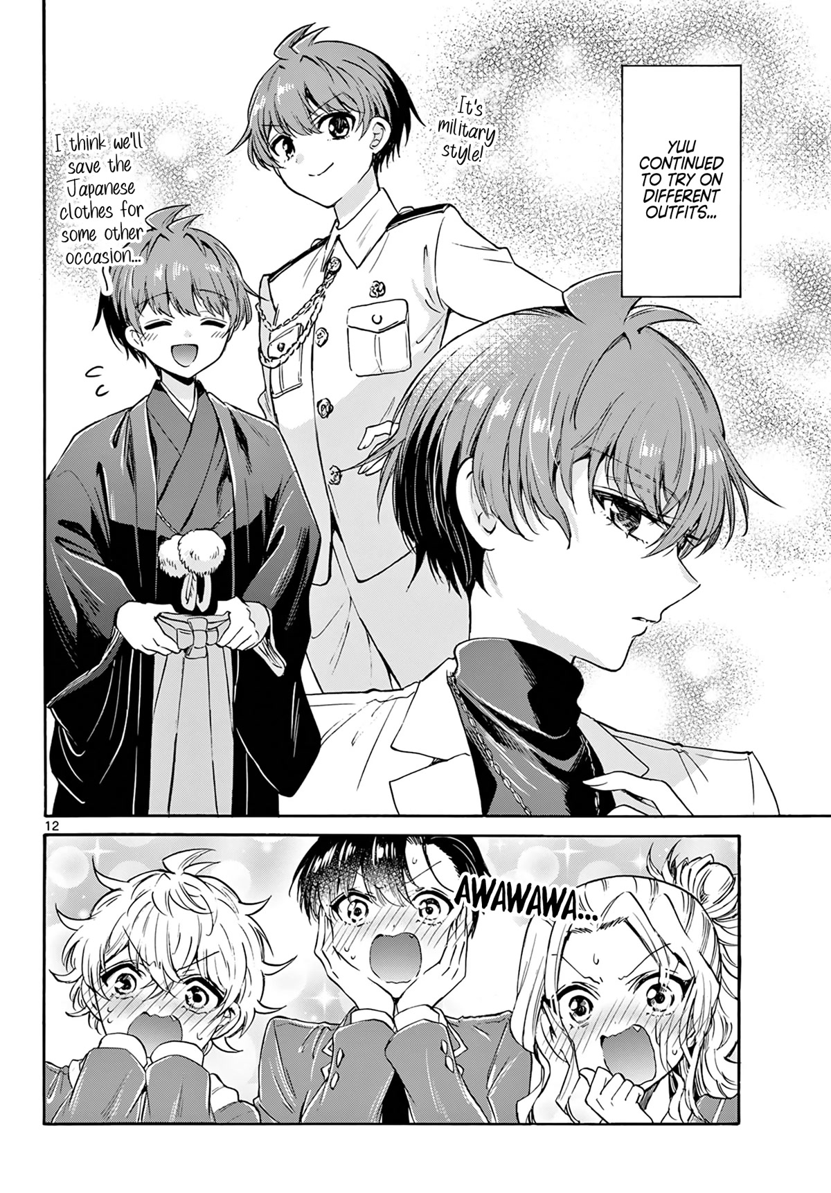 Mikadono Sanshimai wa Angai, Choroi Chapter 54 page 12 - Chapter 54: We'll produce you.