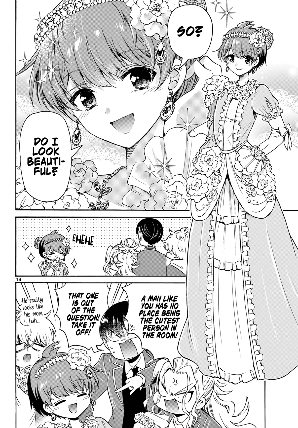 Mikadono Sanshimai wa Angai, Choroi Chapter 54 page 14 - Chapter 54: We'll produce you.