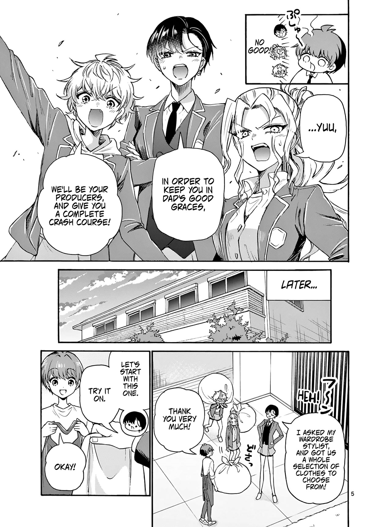 Mikadono Sanshimai wa Angai, Choroi Chapter 54 page 5 - Chapter 54: We'll produce you.