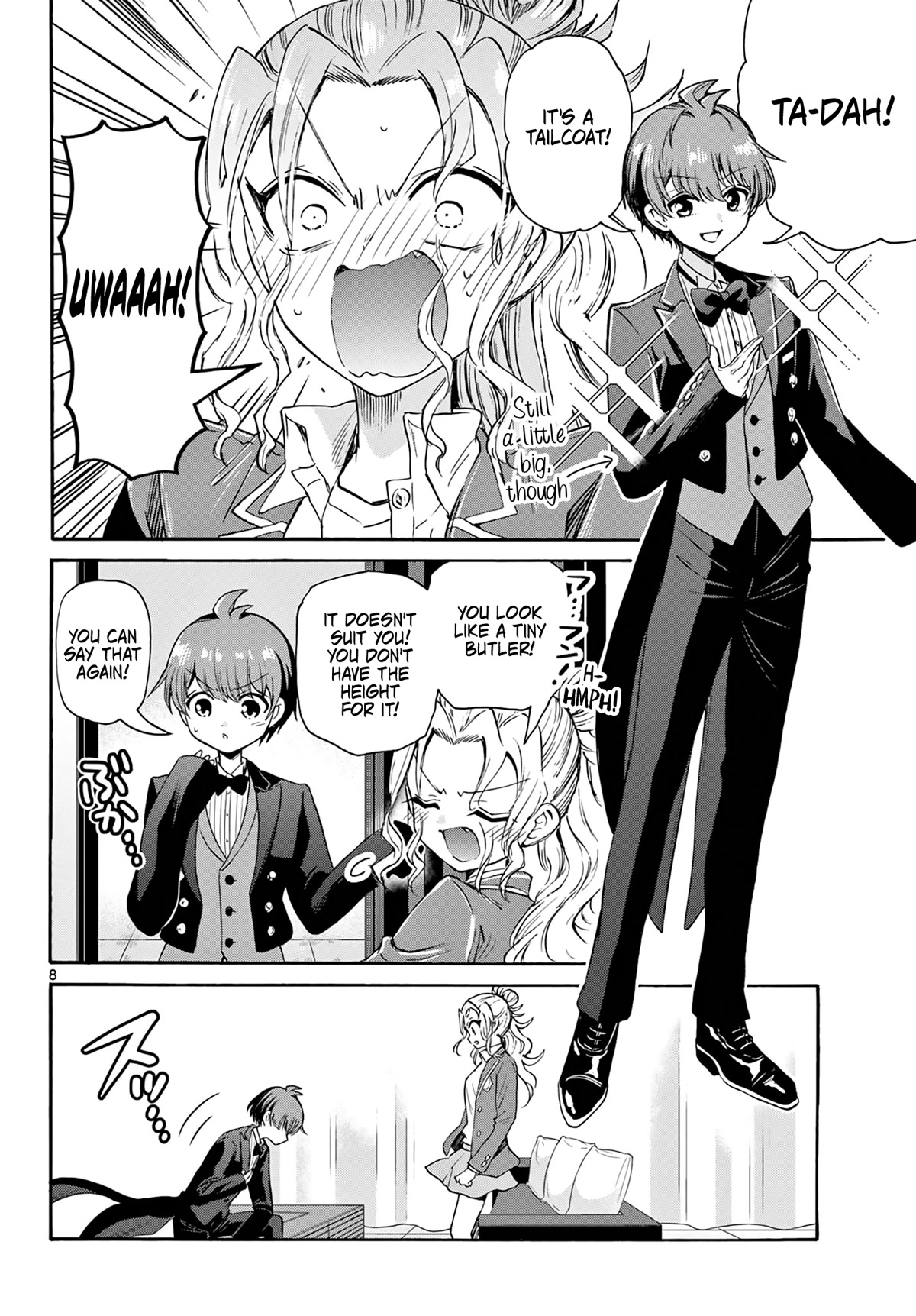 Mikadono Sanshimai wa Angai, Choroi Chapter 54 page 8 - Chapter 54: We'll produce you.