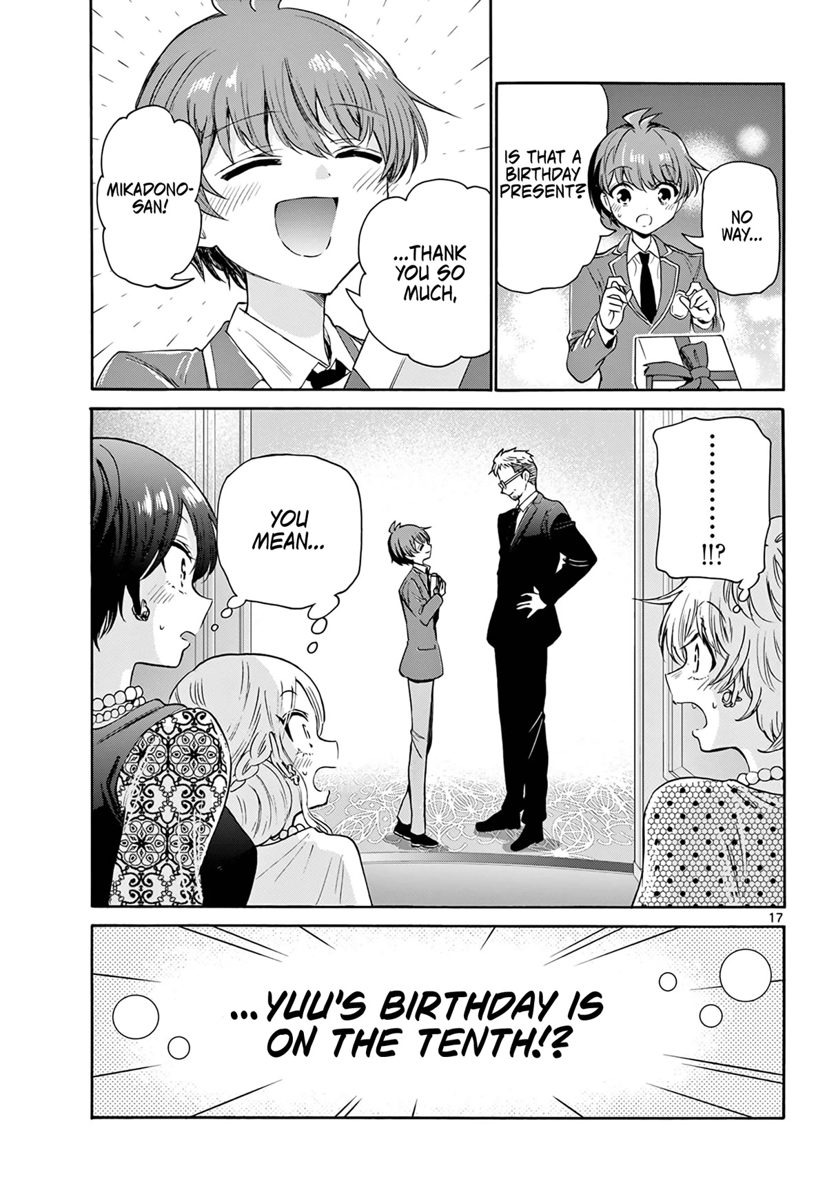 Mikadono Sanshimai wa Angai, Choroi Chapter 56 page 17 - Chapter 56: A guilty relationship.