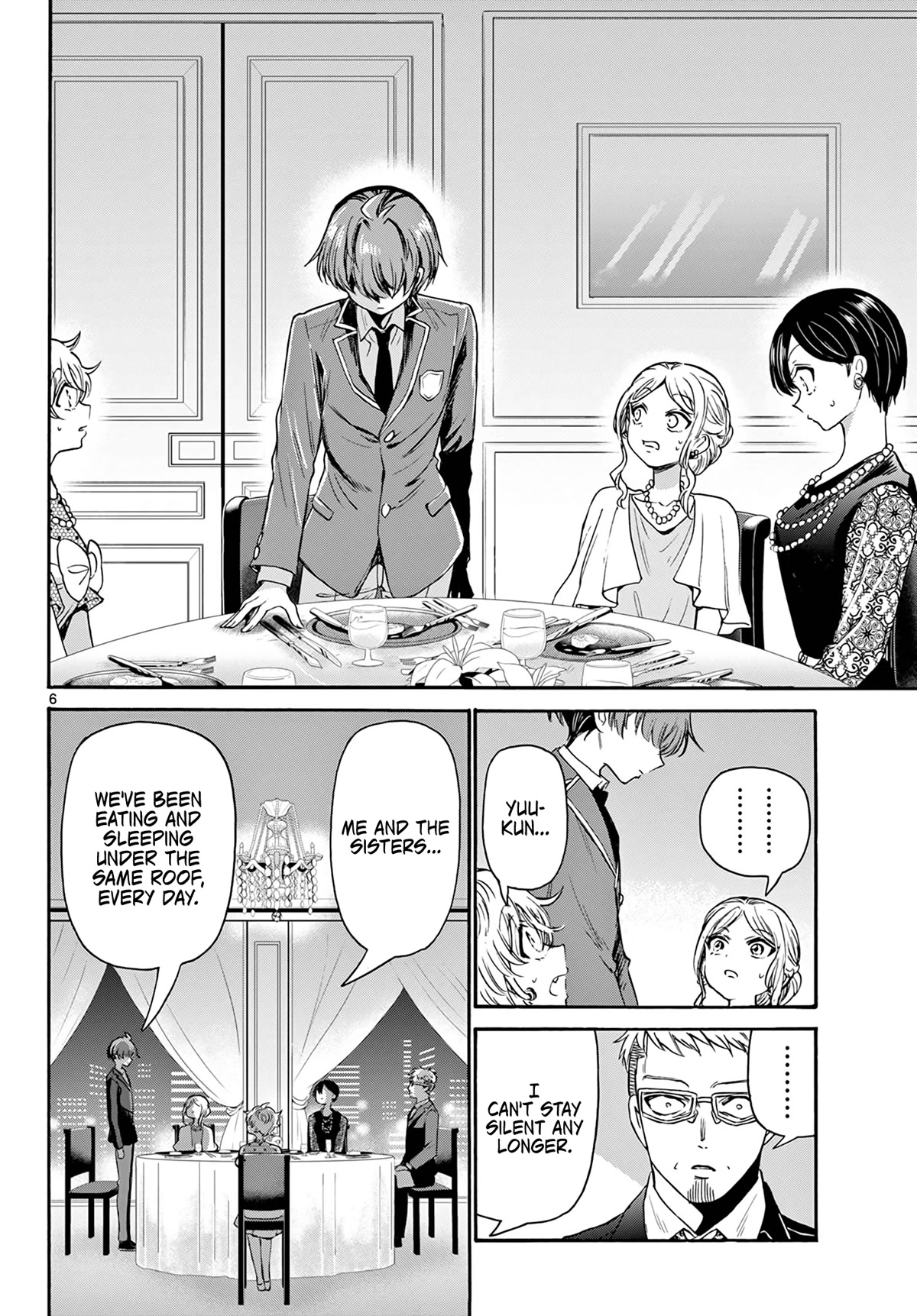 Mikadono Sanshimai wa Angai, Choroi Chapter 56 page 6 - Chapter 56: A guilty relationship.