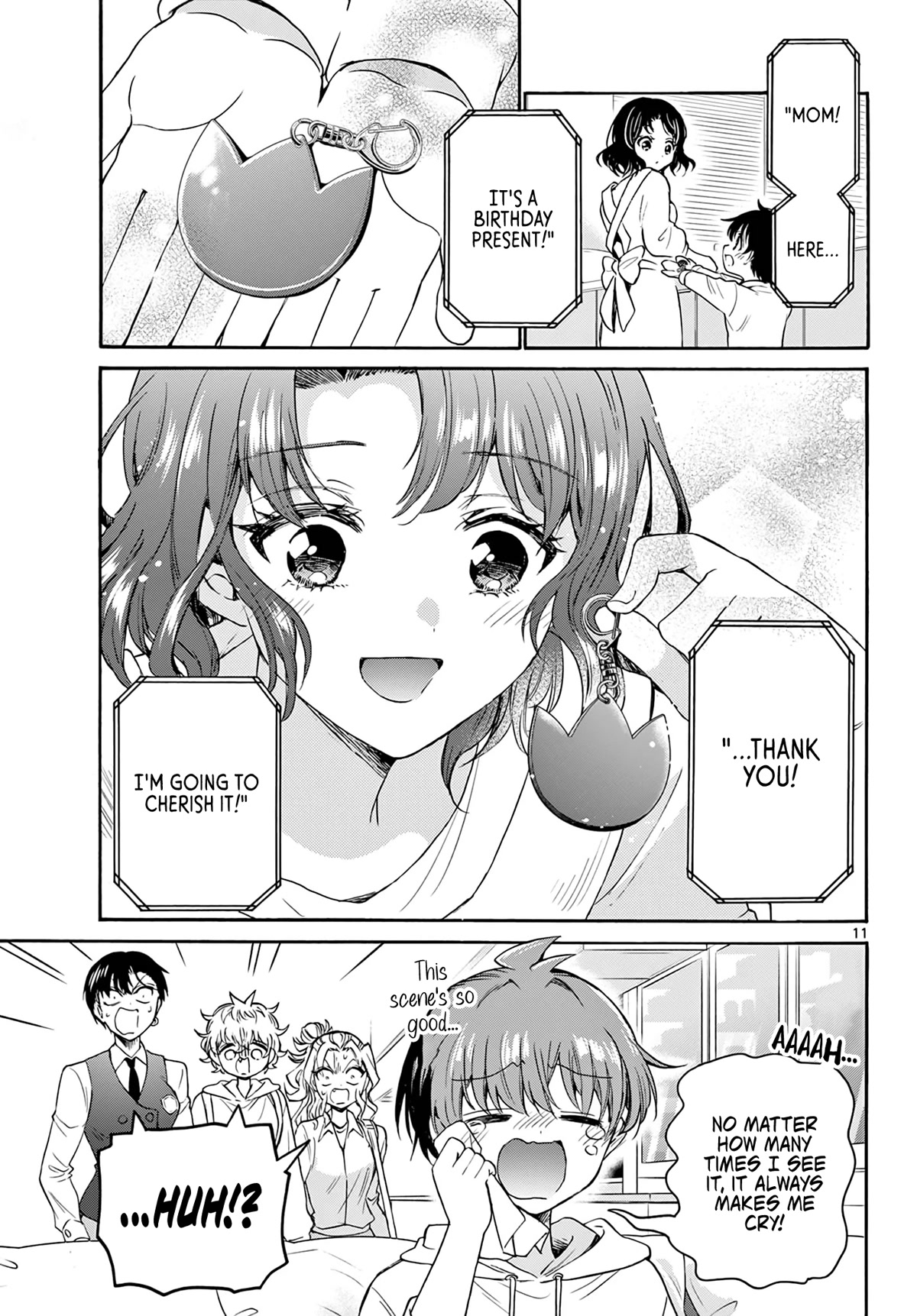 Mikadono Sanshimai wa Angai, Choroi Chapter 57 page 11 - Chapter 57: Something from the heart.