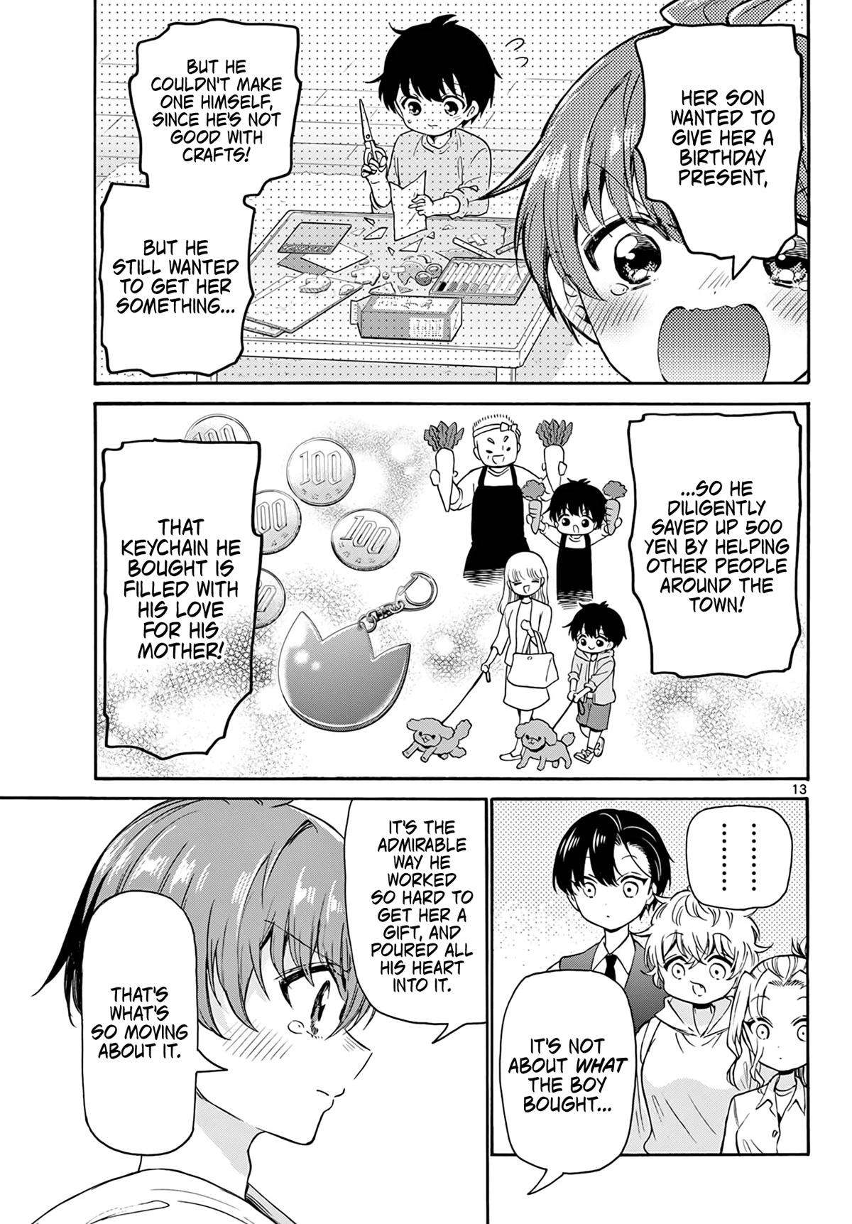 Mikadono Sanshimai wa Angai, Choroi Chapter 57 page 13 - Chapter 57: Something from the heart.