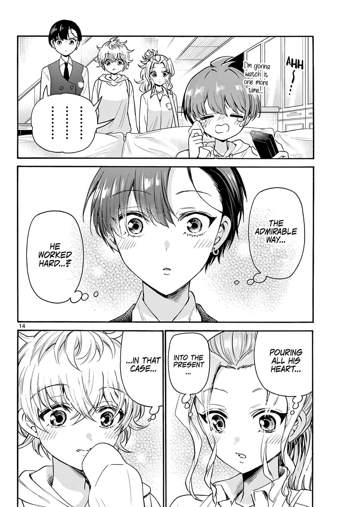Mikadono Sanshimai wa Angai, Choroi Chapter 57 page 14 - Chapter 57: Something from the heart.