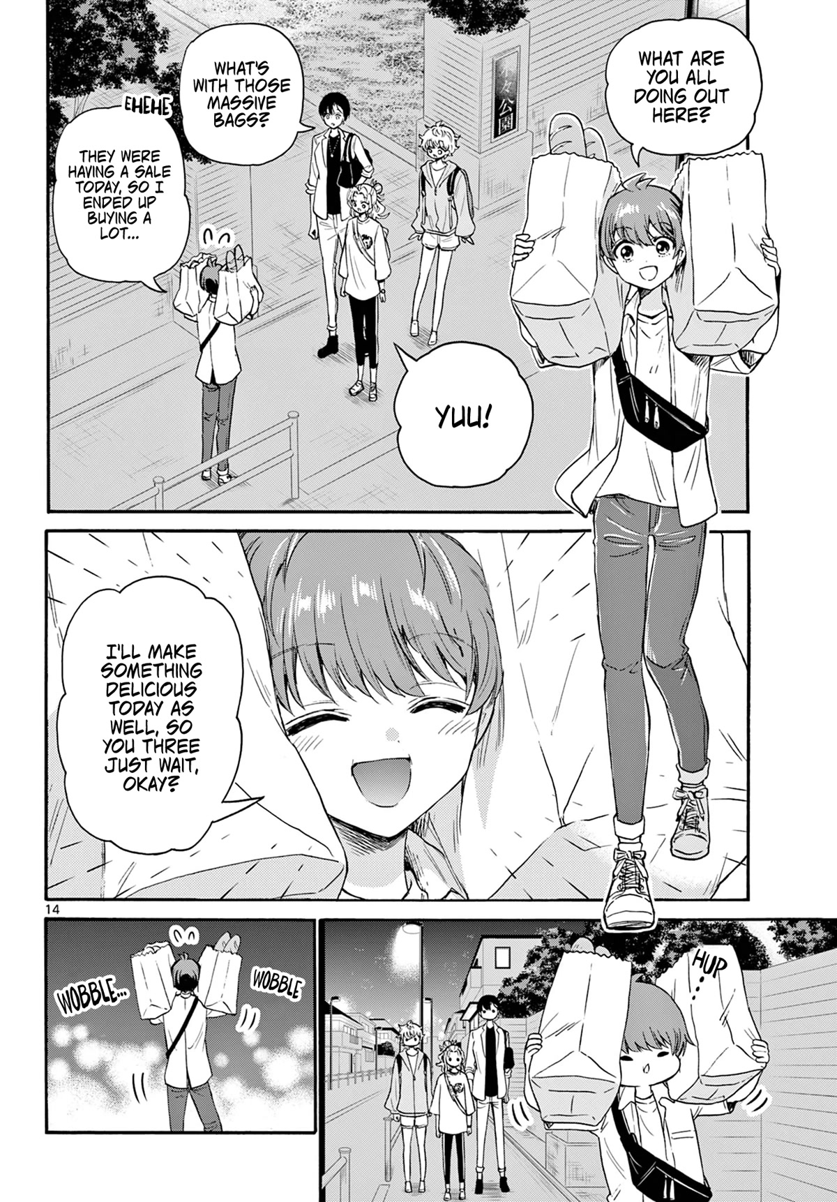 Mikadono Sanshimai wa Angai, Choroi Chapter 58 page 14 - Chapter 58: This same feeling.