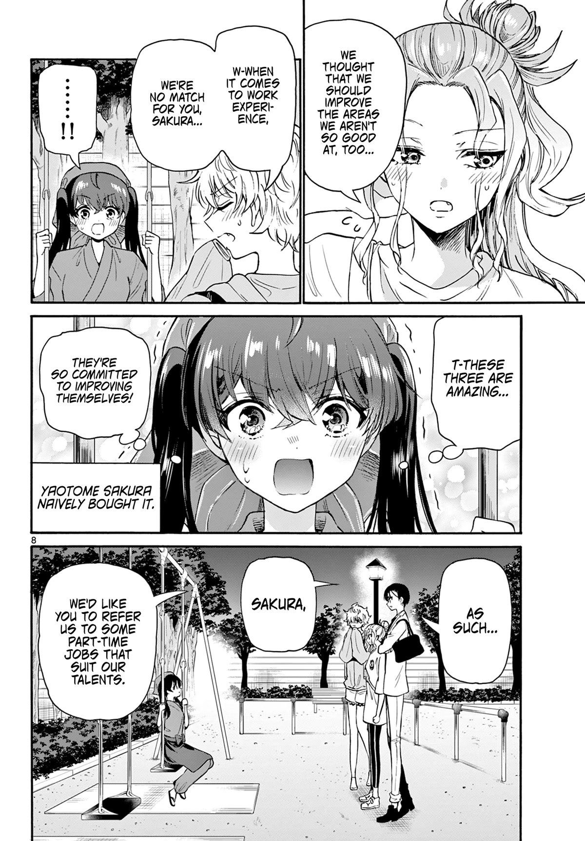Mikadono Sanshimai wa Angai, Choroi Chapter 59 page 7 - Chapter 59: Leave it to Sakura.
