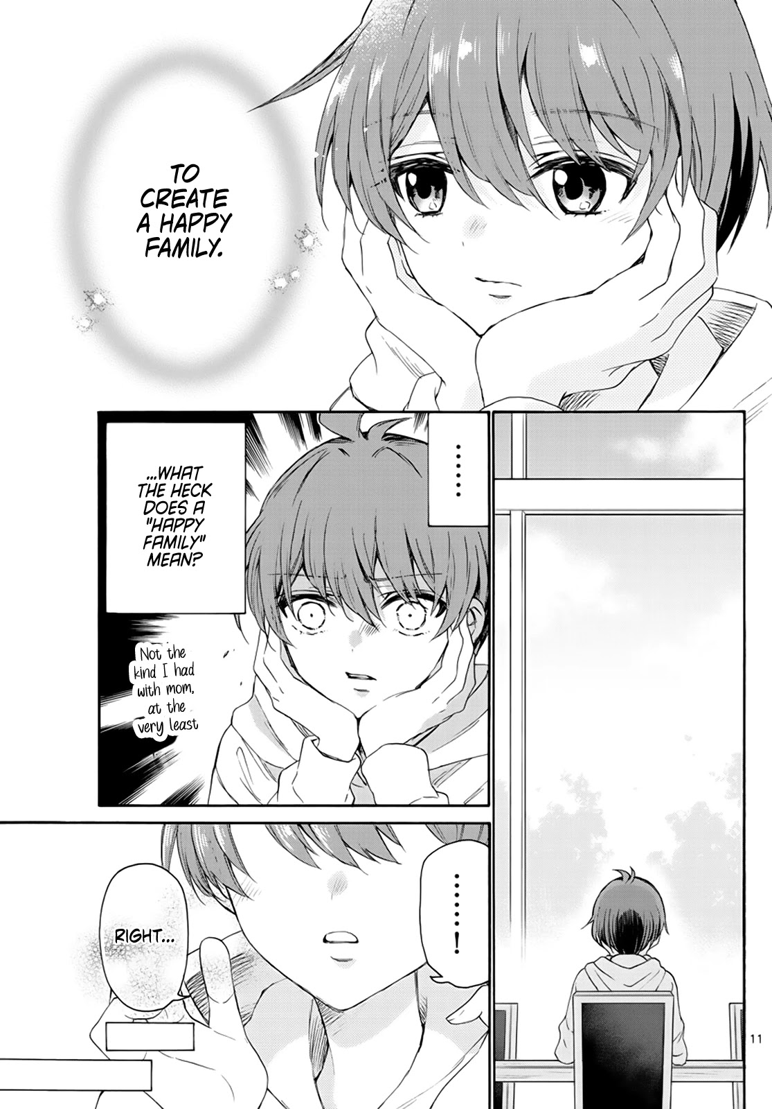Mikadono Sanshimai wa Angai, Choroi Chapter 6 page 11 - Chapter 6: I want to become a family.