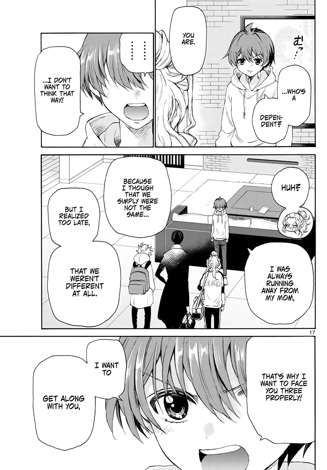 Mikadono Sanshimai wa Angai, Choroi Chapter 6 page 17 - Chapter 6: I want to become a family.