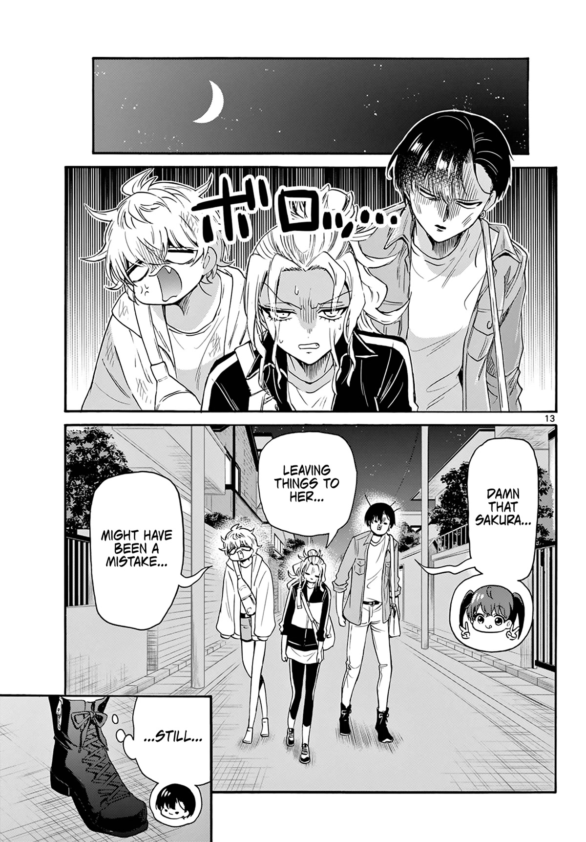 Mikadono Sanshimai wa Angai, Choroi Chapter 60 page 13 - Chapter 60: The geniuses' failures.