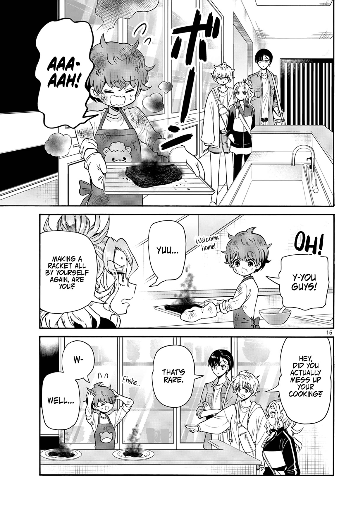Mikadono Sanshimai wa Angai, Choroi Chapter 60 page 15 - Chapter 60: The geniuses' failures.