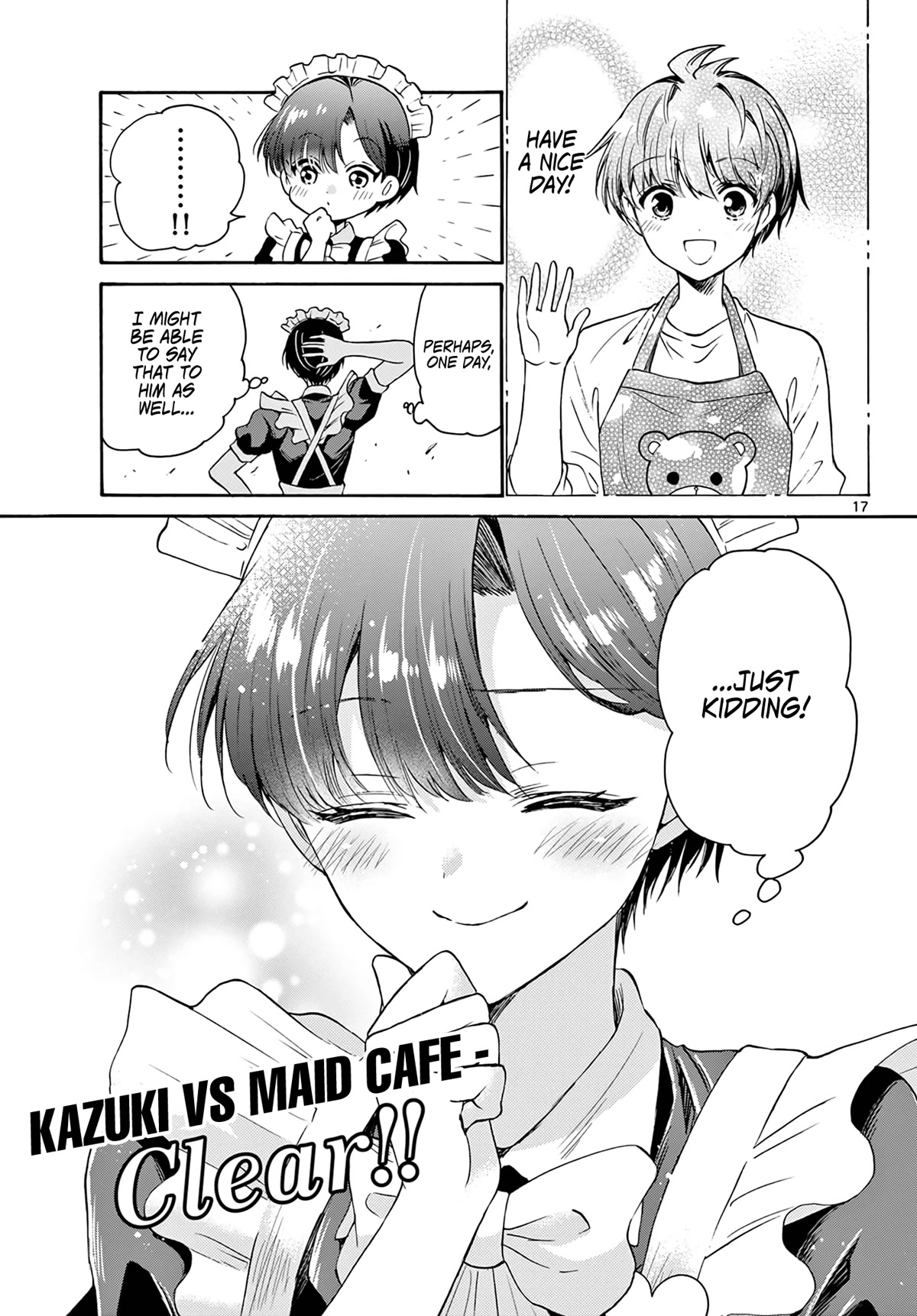 Mikadono Sanshimai wa Angai, Choroi Chapter 61 page 17 - Chapter 61: Kazuki, the maid.