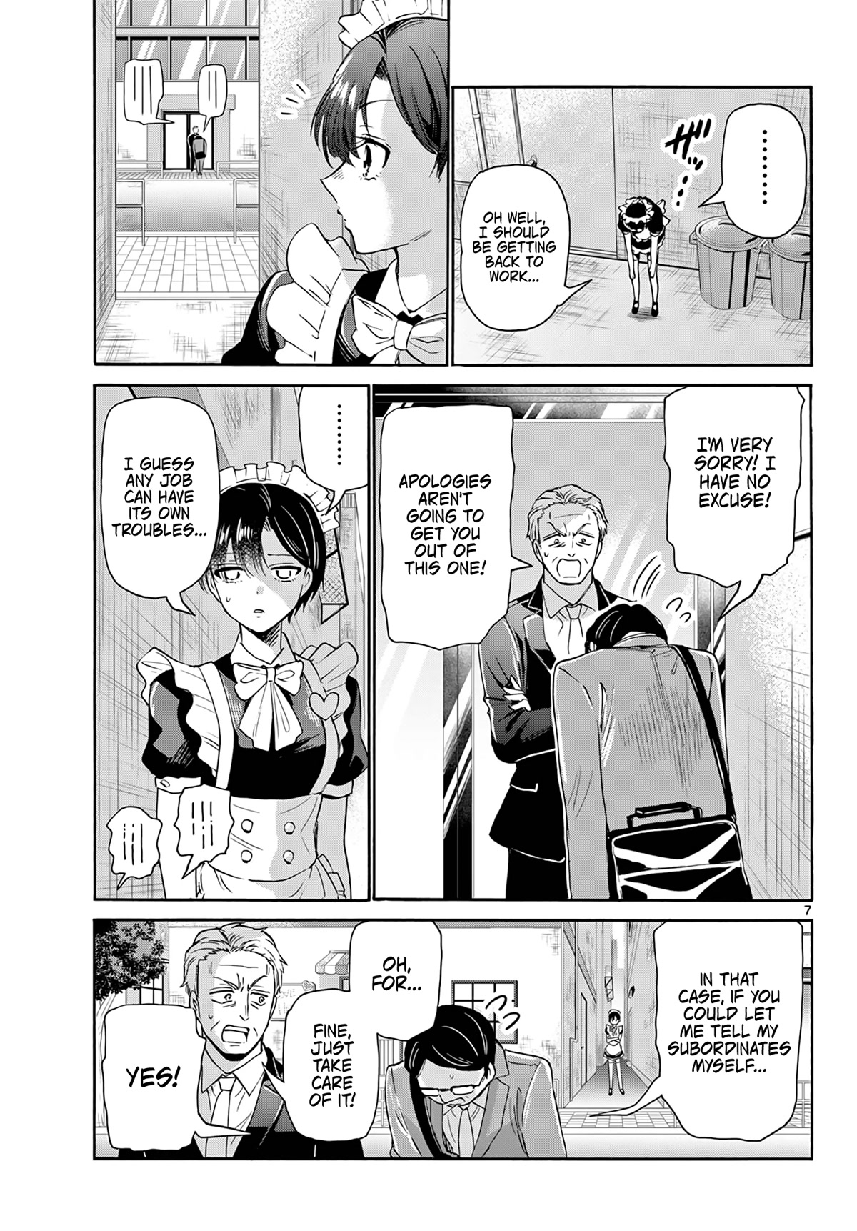 Mikadono Sanshimai wa Angai, Choroi Chapter 61 page 7 - Chapter 61: Kazuki, the maid.