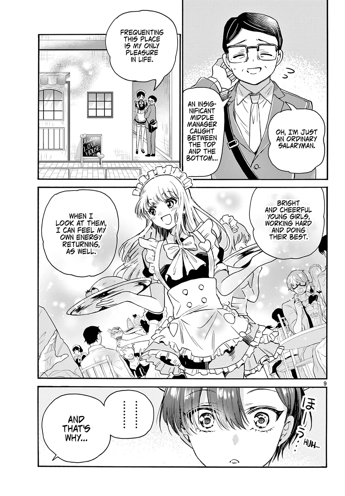 Mikadono Sanshimai wa Angai, Choroi Chapter 61 page 9 - Chapter 61: Kazuki, the maid.