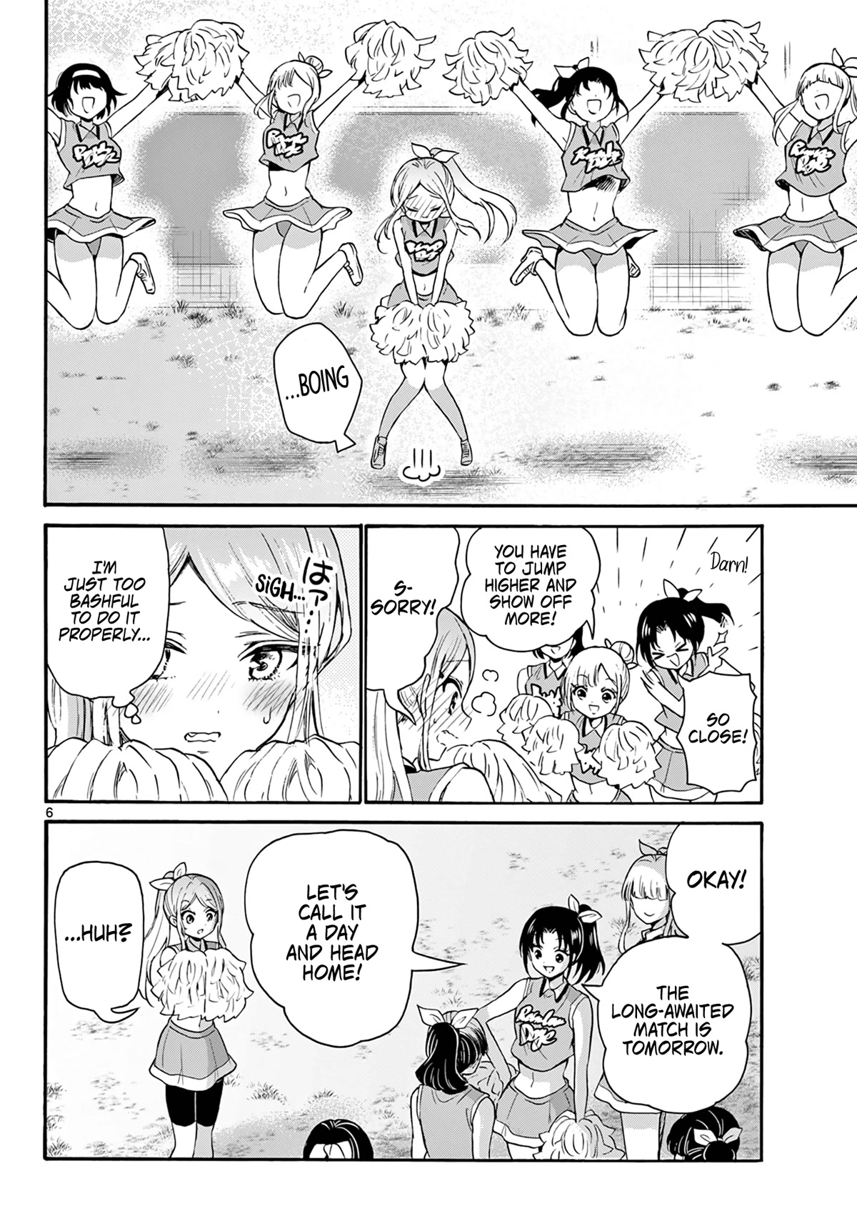 Mikadono Sanshimai wa Angai, Choroi Chapter 62 page 6 - Chapter 62: Niko-chan, the cheerleader.