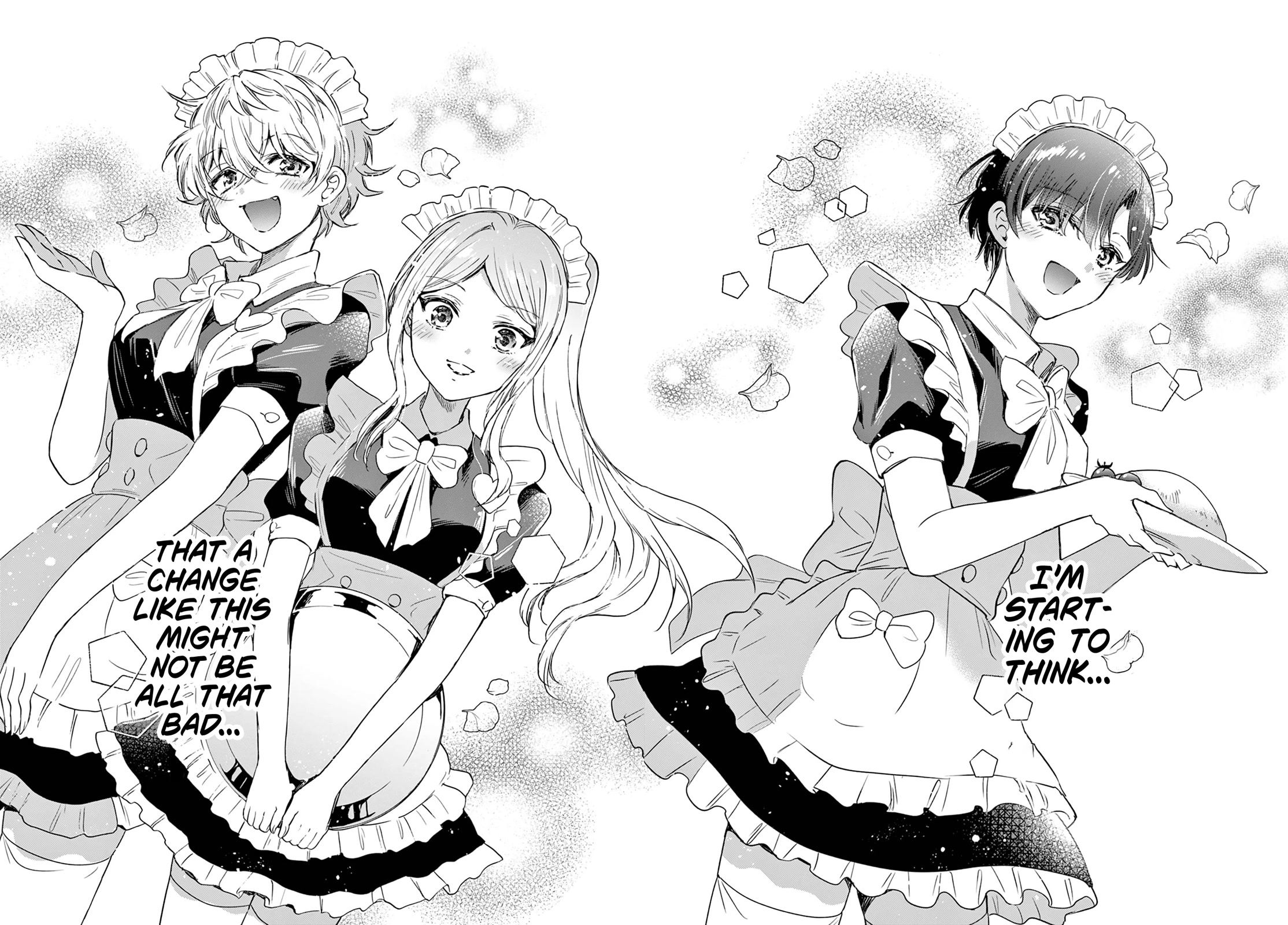 Mikadono Sanshimai wa Angai, Choroi Chapter 64 page 14 - Chapter 64: The soothing three sisters