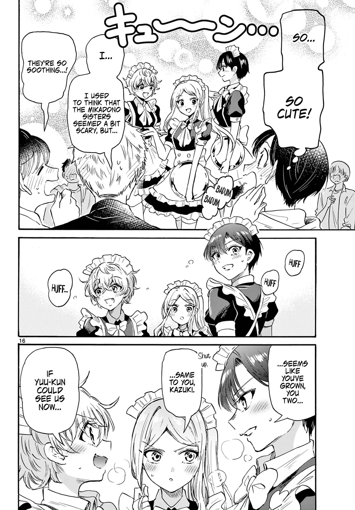 Mikadono Sanshimai wa Angai, Choroi Chapter 64 page 15 - Chapter 64: The soothing three sisters