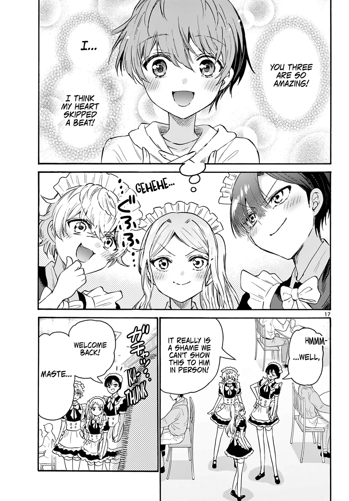 Mikadono Sanshimai wa Angai, Choroi Chapter 64 page 16 - Chapter 64: The soothing three sisters