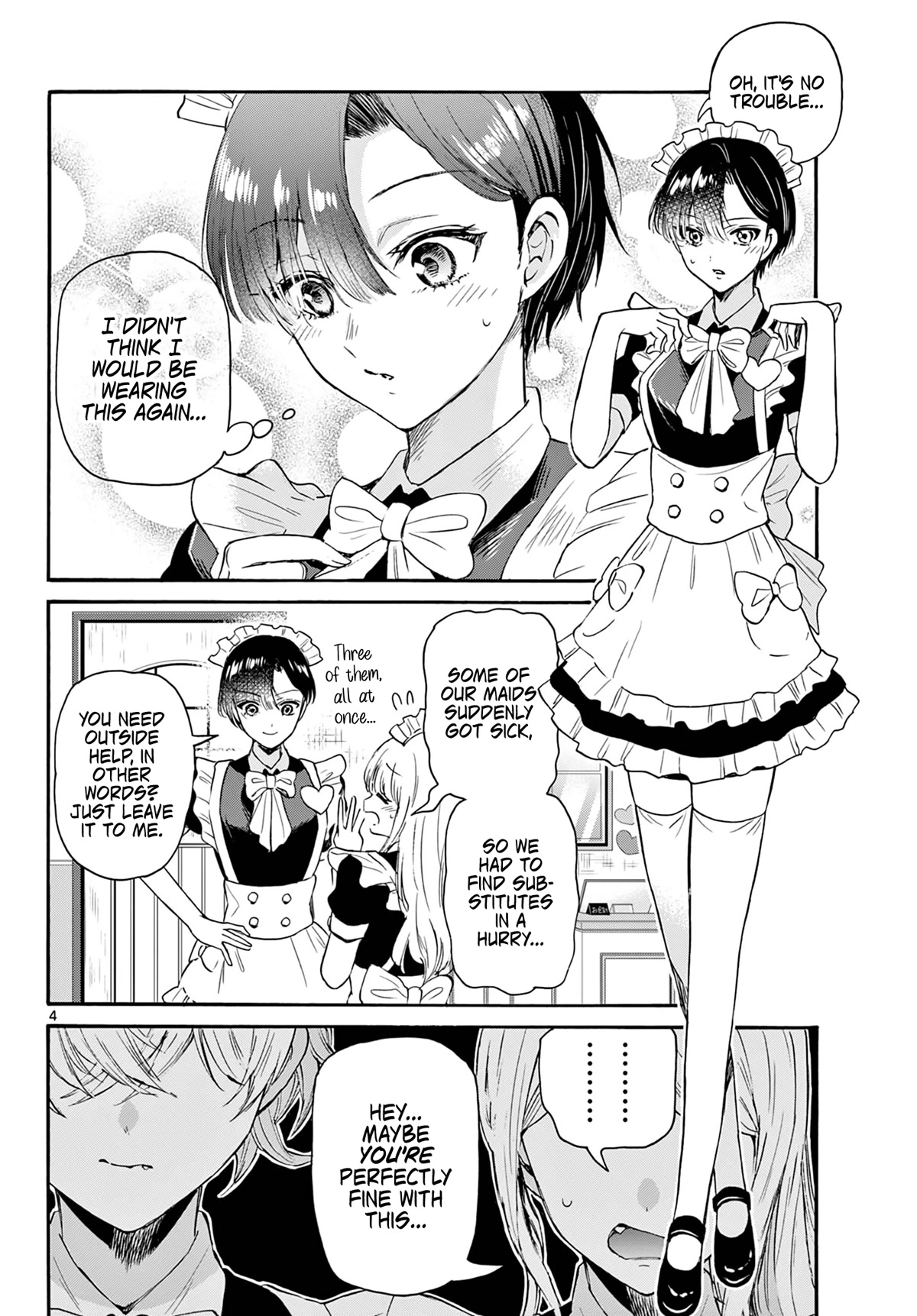 Mikadono Sanshimai wa Angai, Choroi Chapter 64 page 4 - Chapter 64: The soothing three sisters