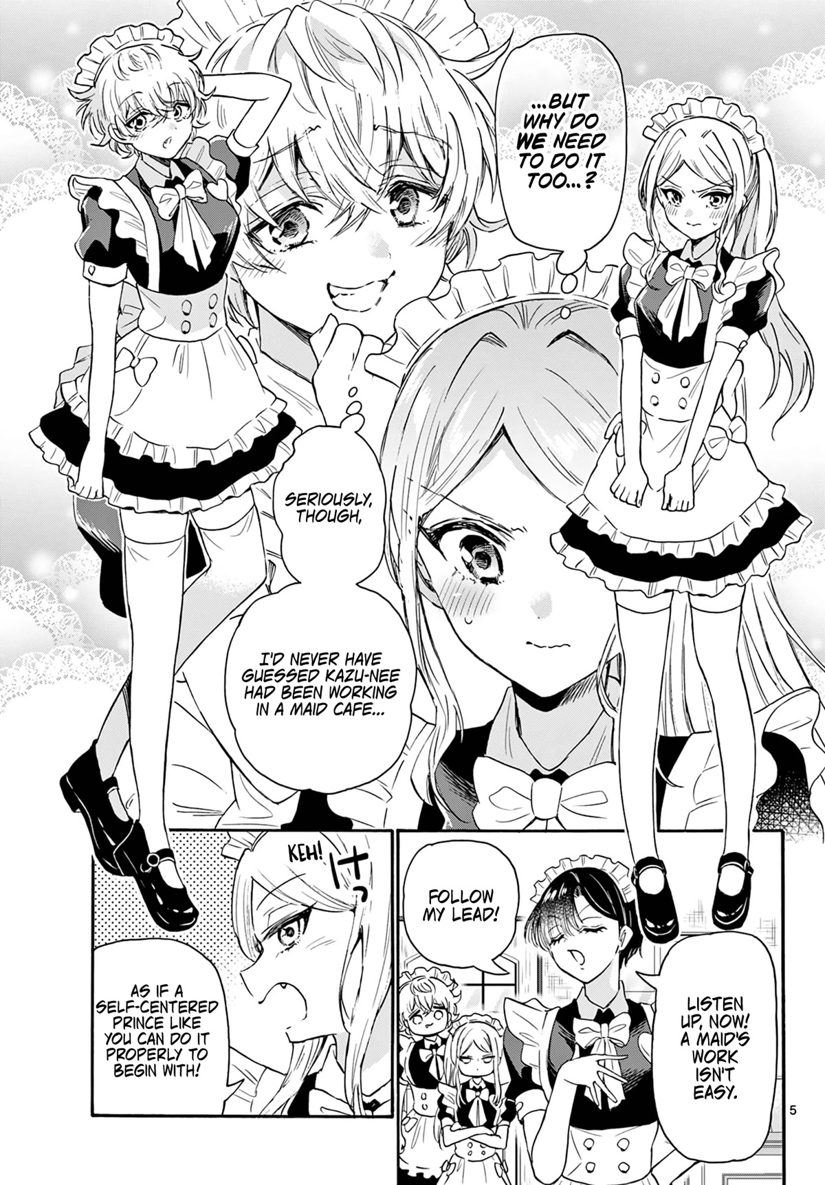 Mikadono Sanshimai wa Angai, Choroi Chapter 64 page 5 - Chapter 64: The soothing three sisters