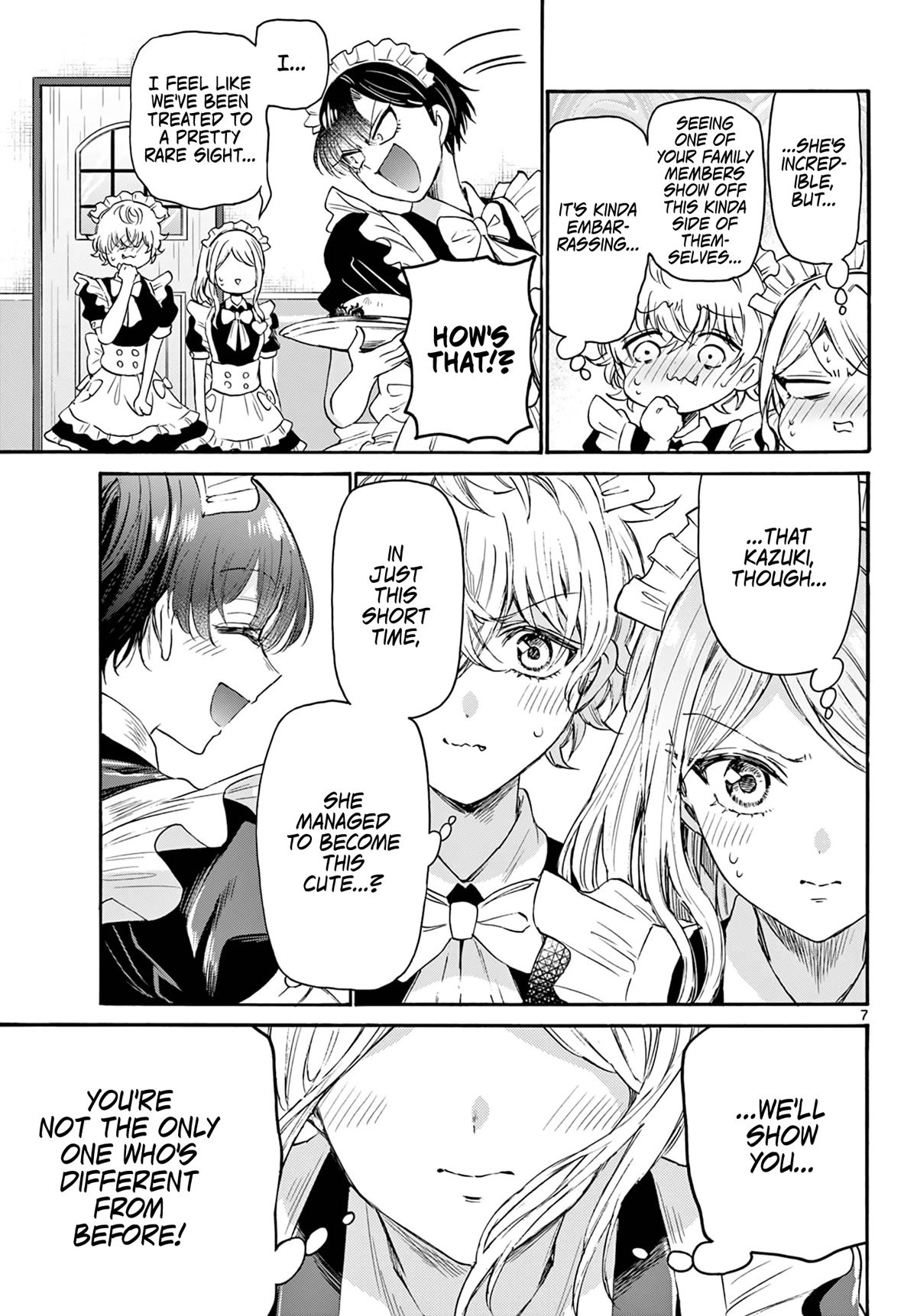 Mikadono Sanshimai wa Angai, Choroi Chapter 64 page 7 - Chapter 64: The soothing three sisters