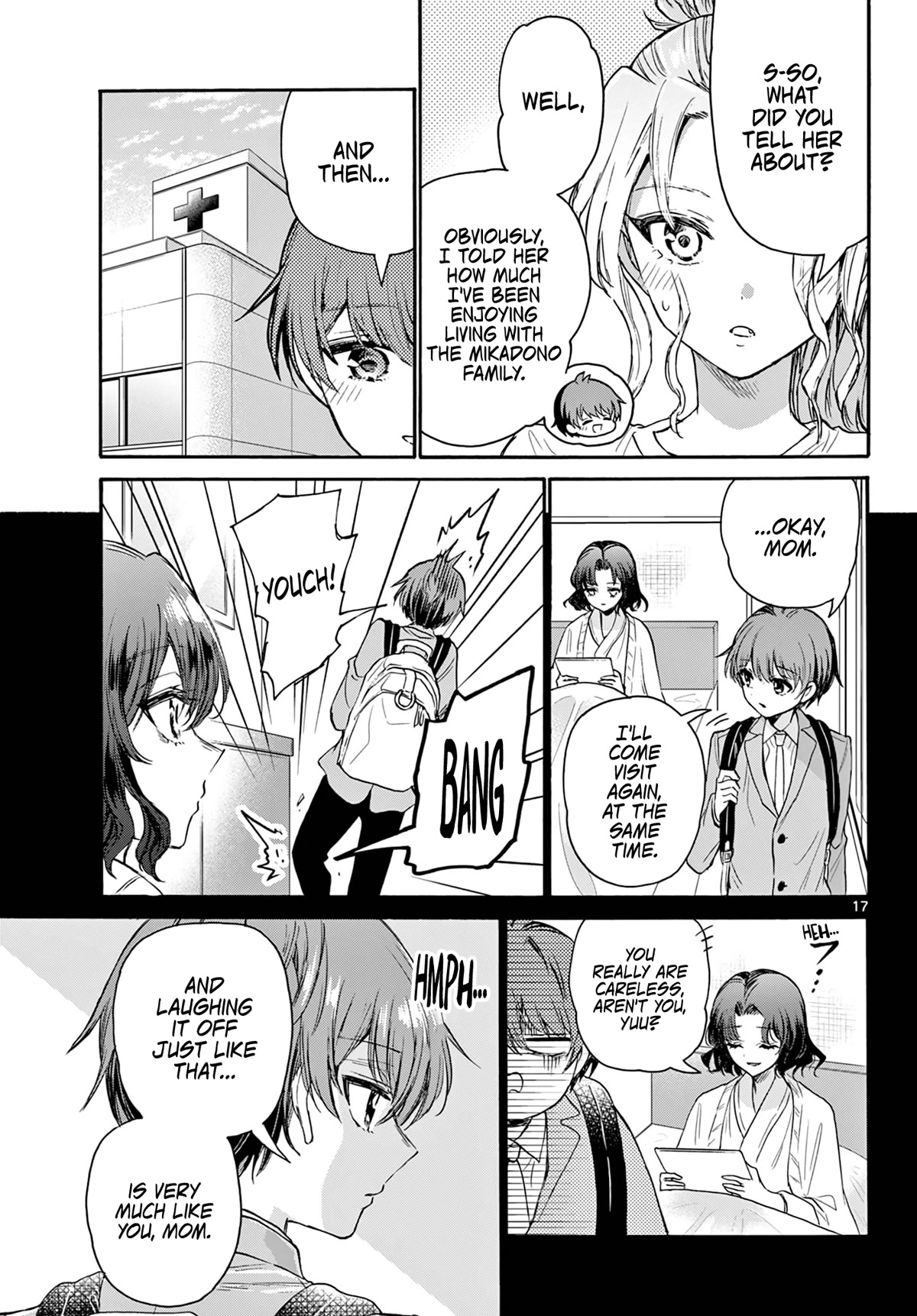 Mikadono Sanshimai wa Angai, Choroi Chapter 66 page 17 - Chapter 66: A day of beginnings.