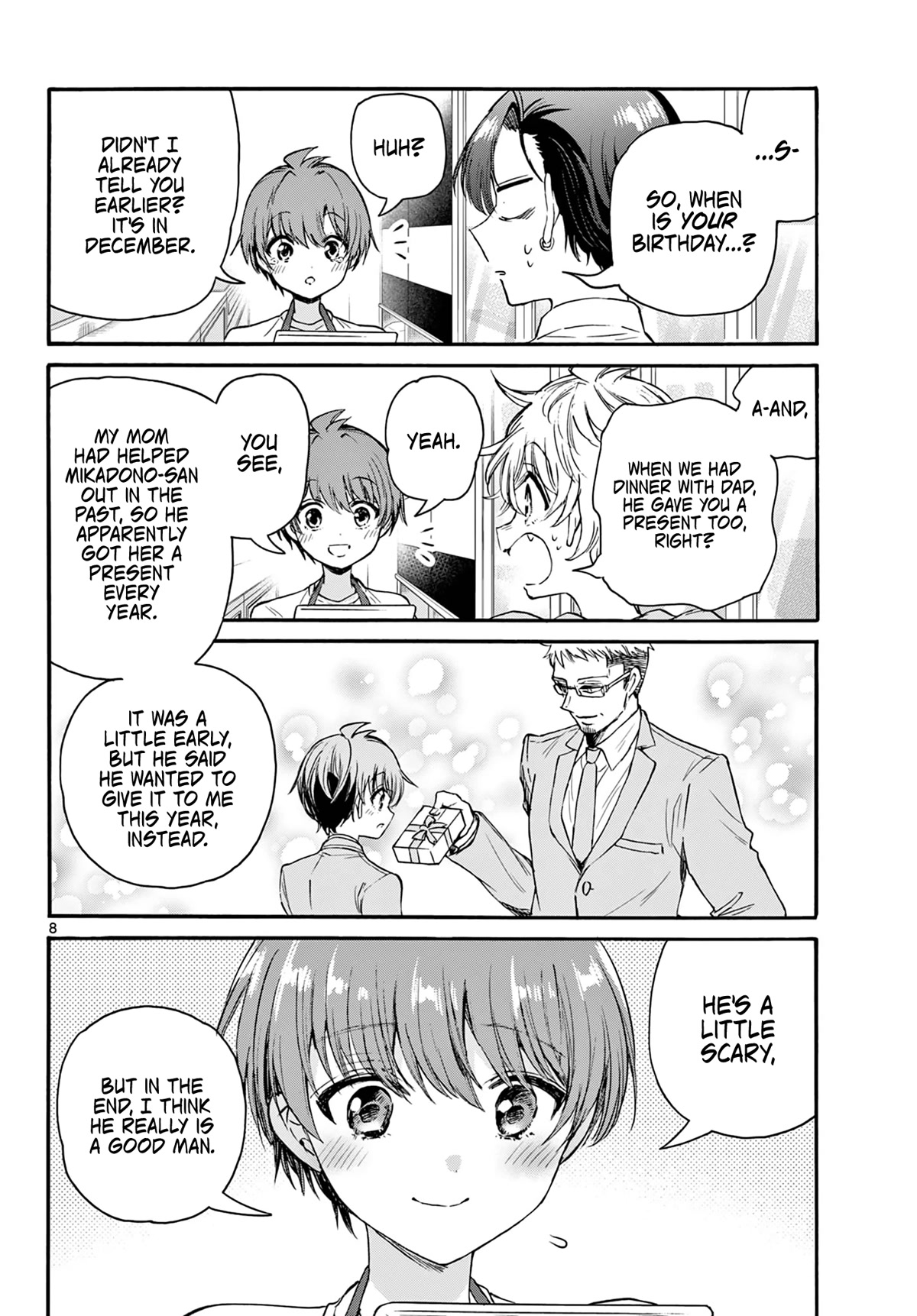Mikadono Sanshimai wa Angai, Choroi Chapter 66 page 8 - Chapter 66: A day of beginnings.
