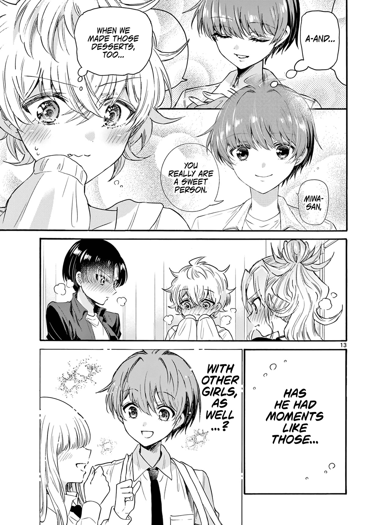 Mikadono Sanshimai wa Angai, Choroi Chapter 67 page 13 - Chapter 67: "Good partner" candidates? ~Mystery edition~