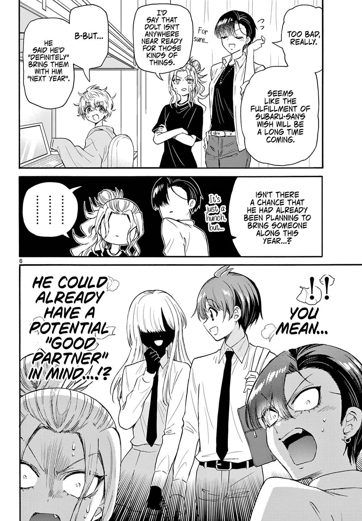 Mikadono Sanshimai wa Angai, Choroi Chapter 67 page 6 - Chapter 67: "Good partner" candidates? ~Mystery edition~