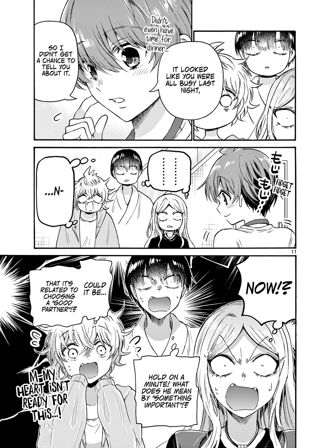 Mikadono Sanshimai wa Angai, Choroi Chapter 68 page 11 - Chapter 68: "Good partner" candidates? ~Resolution~