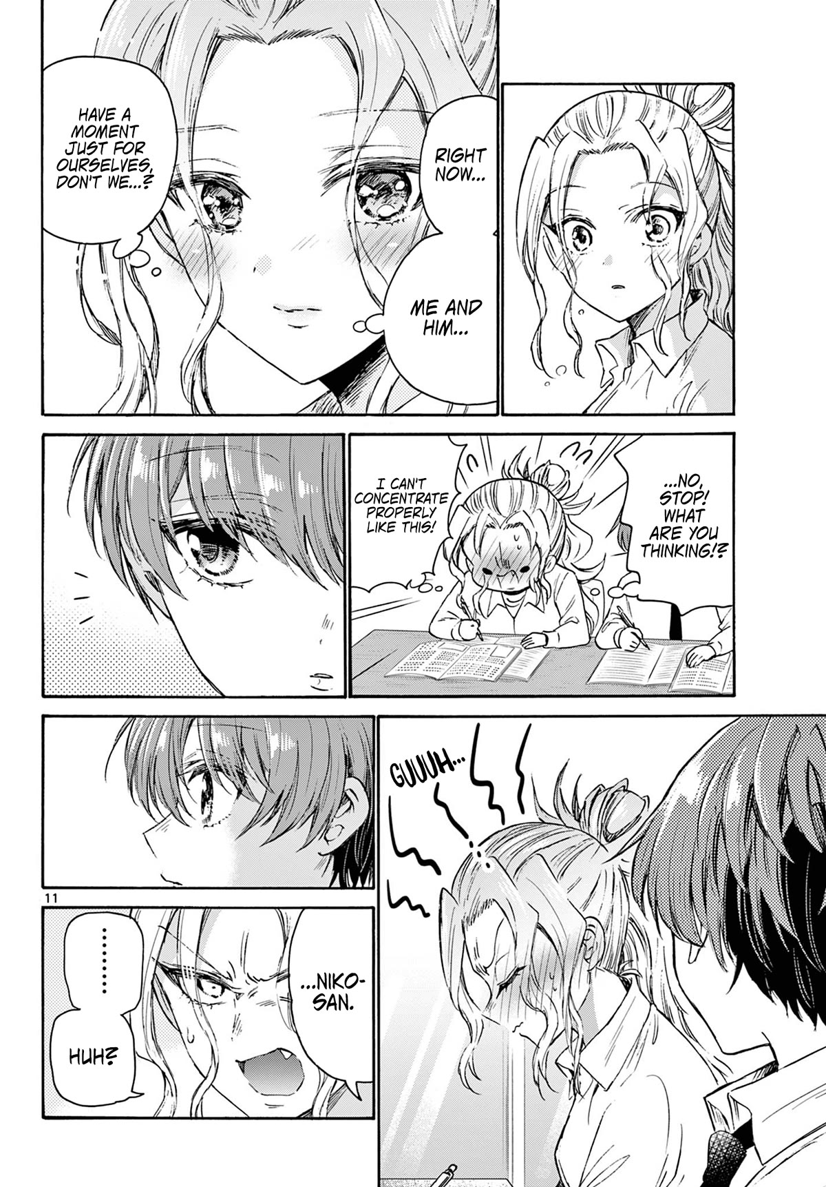 Mikadono Sanshimai wa Angai, Choroi Chapter 69 page 11 - Chapter 69: What is a "good partner"? -Niko's feelings-