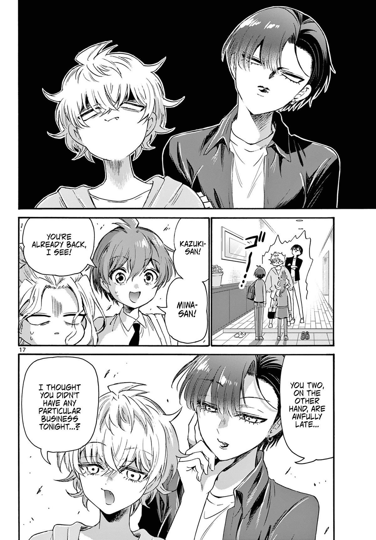 Mikadono Sanshimai wa Angai, Choroi Chapter 69 page 17 - Chapter 69: What is a "good partner"? -Niko's feelings-