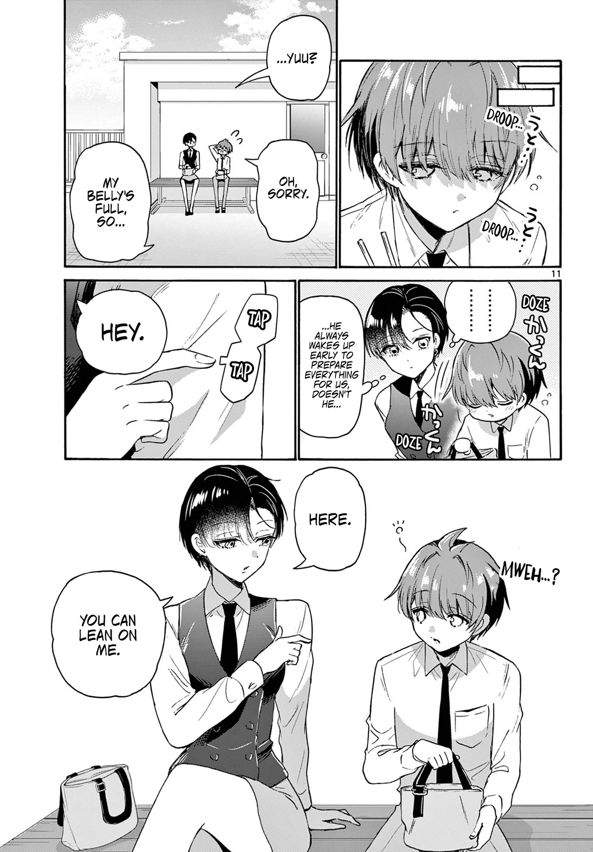 Mikadono Sanshimai wa Angai, Choroi Chapter 70 page 11 - Chapter 70: What is a "good partner"? -Kazuki's feelings-