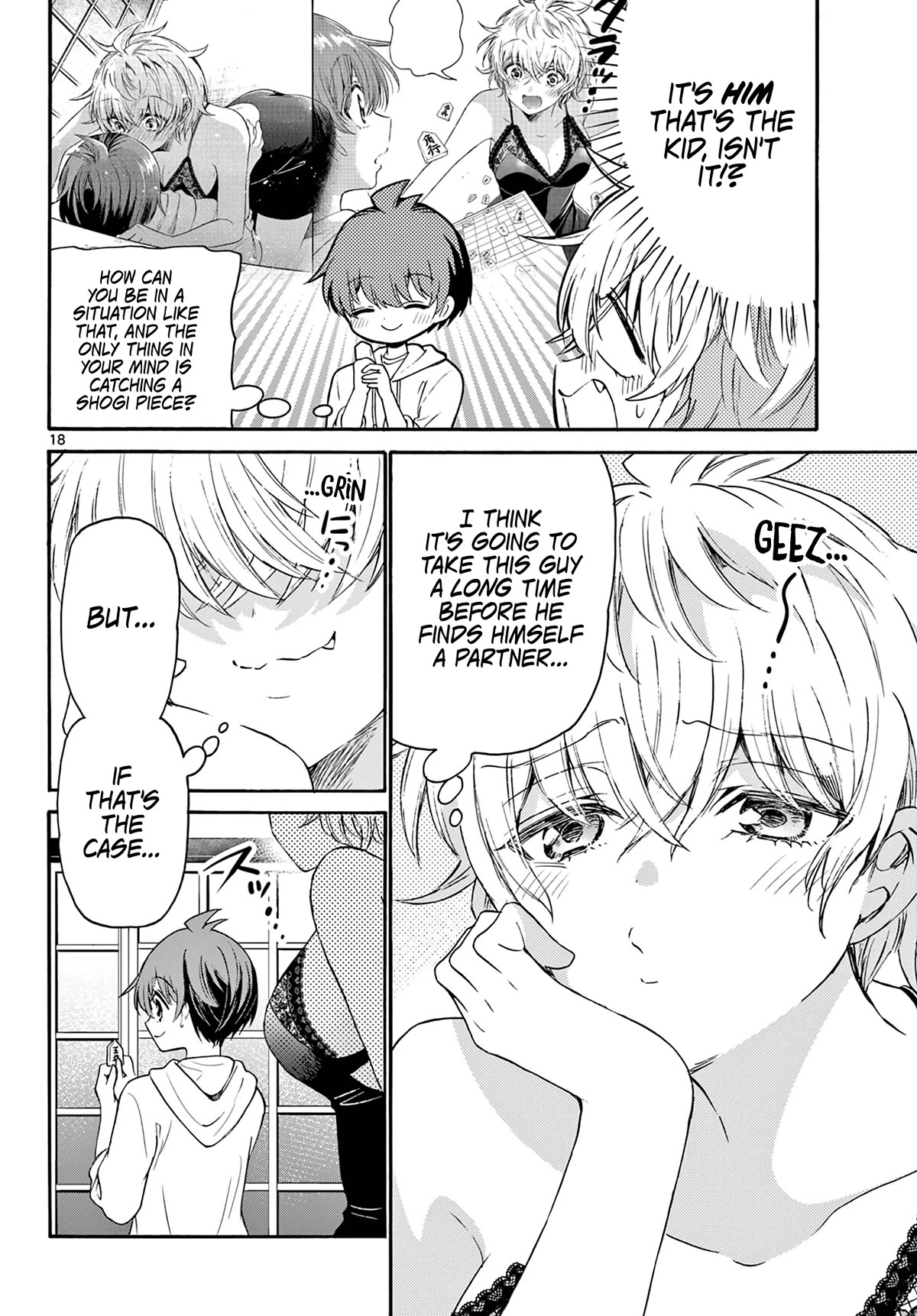 Mikadono Sanshimai wa Angai, Choroi Chapter 71 page 18 - Chapter 71: What is a "good partner"? -Miwa's feelings-