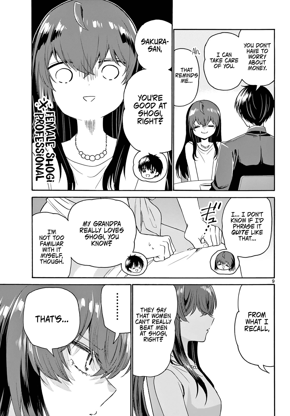 Mikadono Sanshimai wa Angai, Choroi Chapter 72 page 9 - Chapter 72: What is a "good partner"? -Sakura's situation-