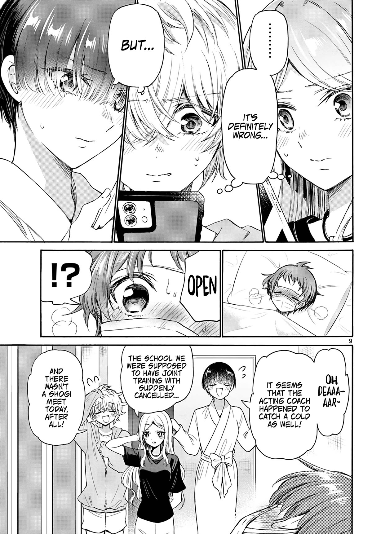 Mikadono Sanshimai wa Angai, Choroi Chapter 73 page 9 - Chapter 73: We won't leave you alone.
