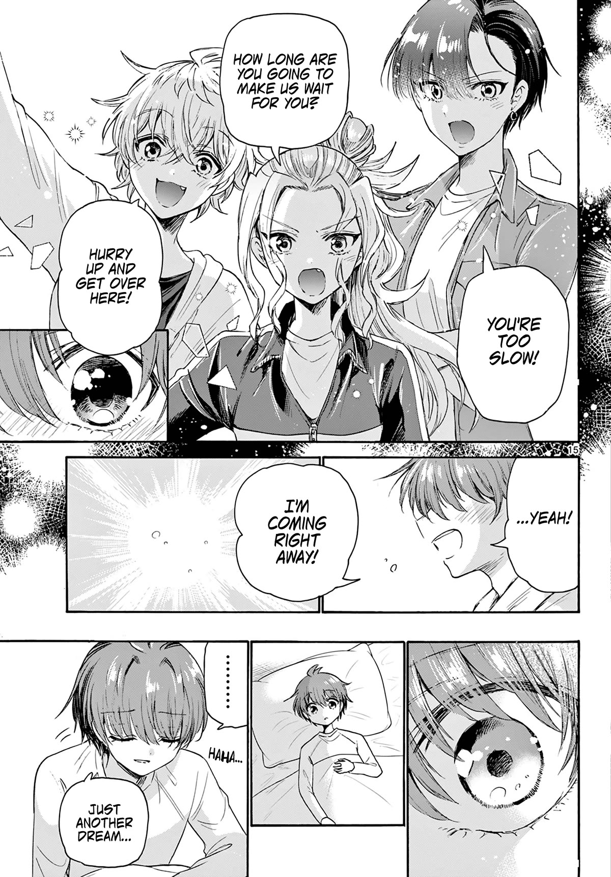 Mikadono Sanshimai wa Angai, Choroi Chapter 74 page 15 - Chapter 74: Whether you're asleep or awake.