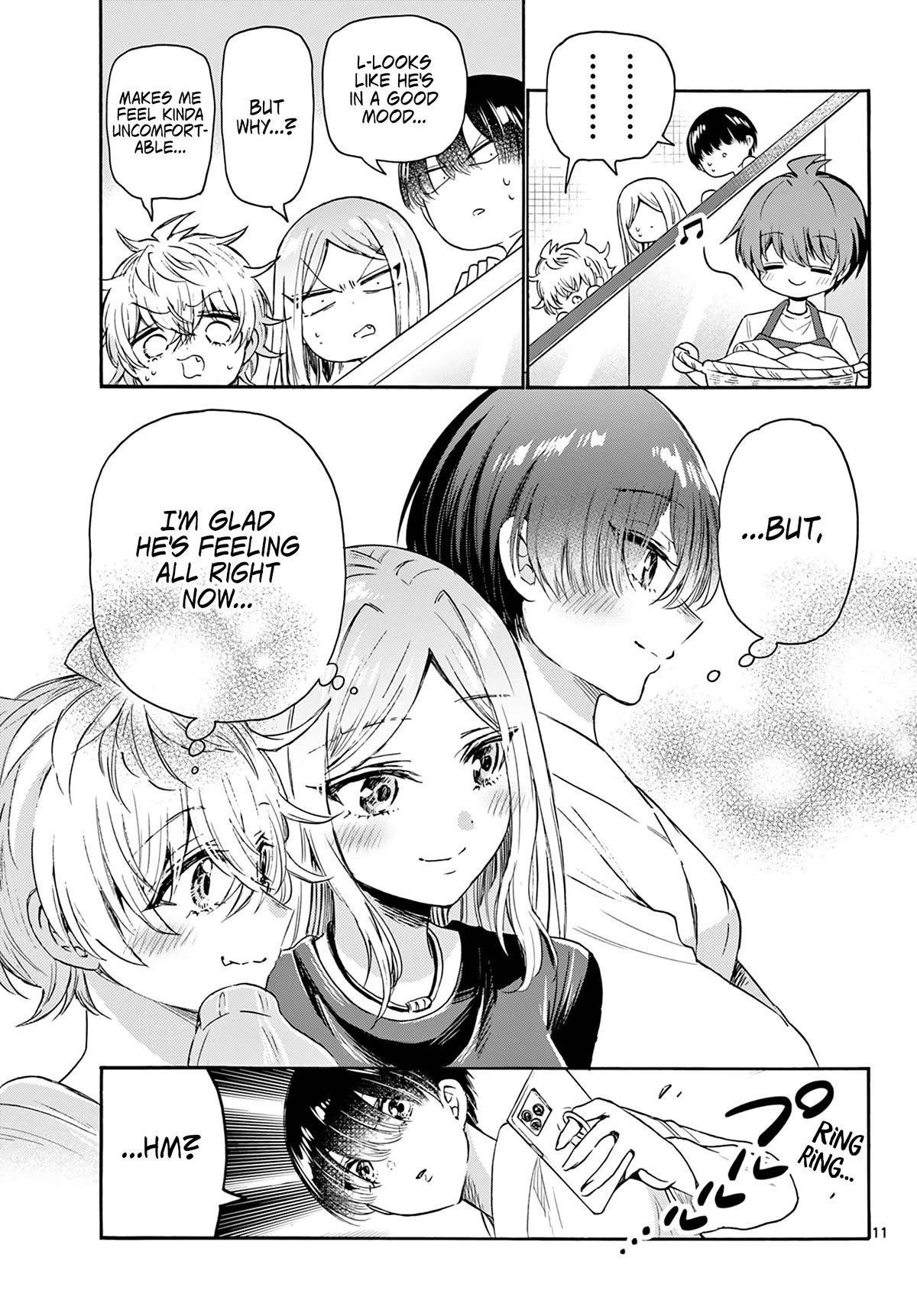 Mikadono Sanshimai wa Angai, Choroi Chapter 75 page 10 - Chapter 75: Without me around.