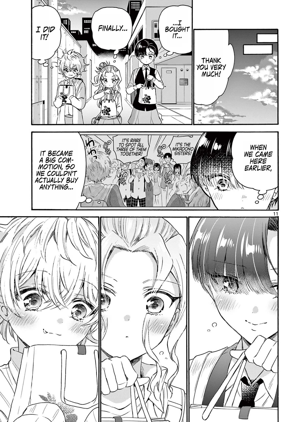 Mikadono Sanshimai wa Angai, Choroi Chapter 77 page 11 - Chapter 77: Weapons of war.